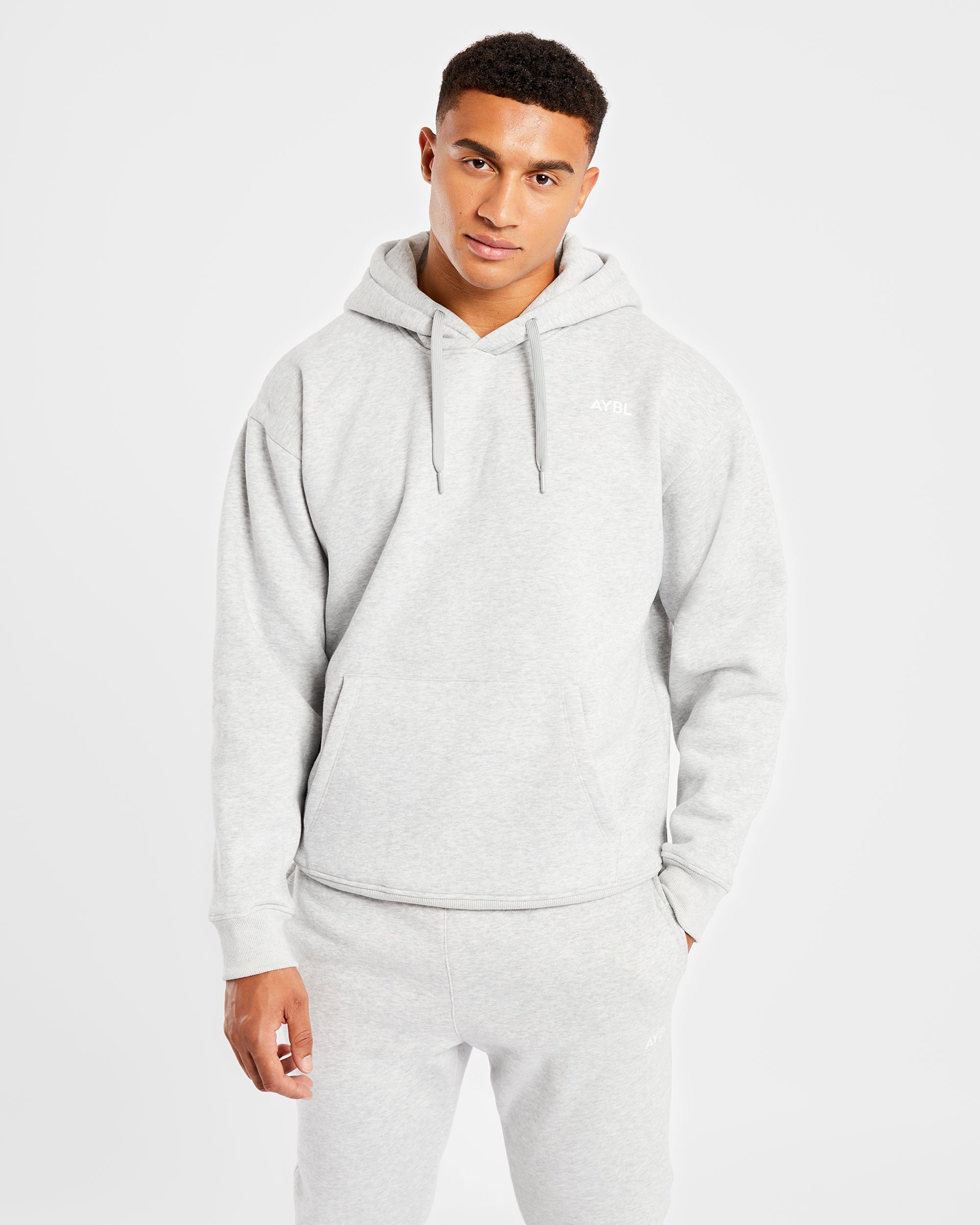 Essential Hoodie – Grau meliert