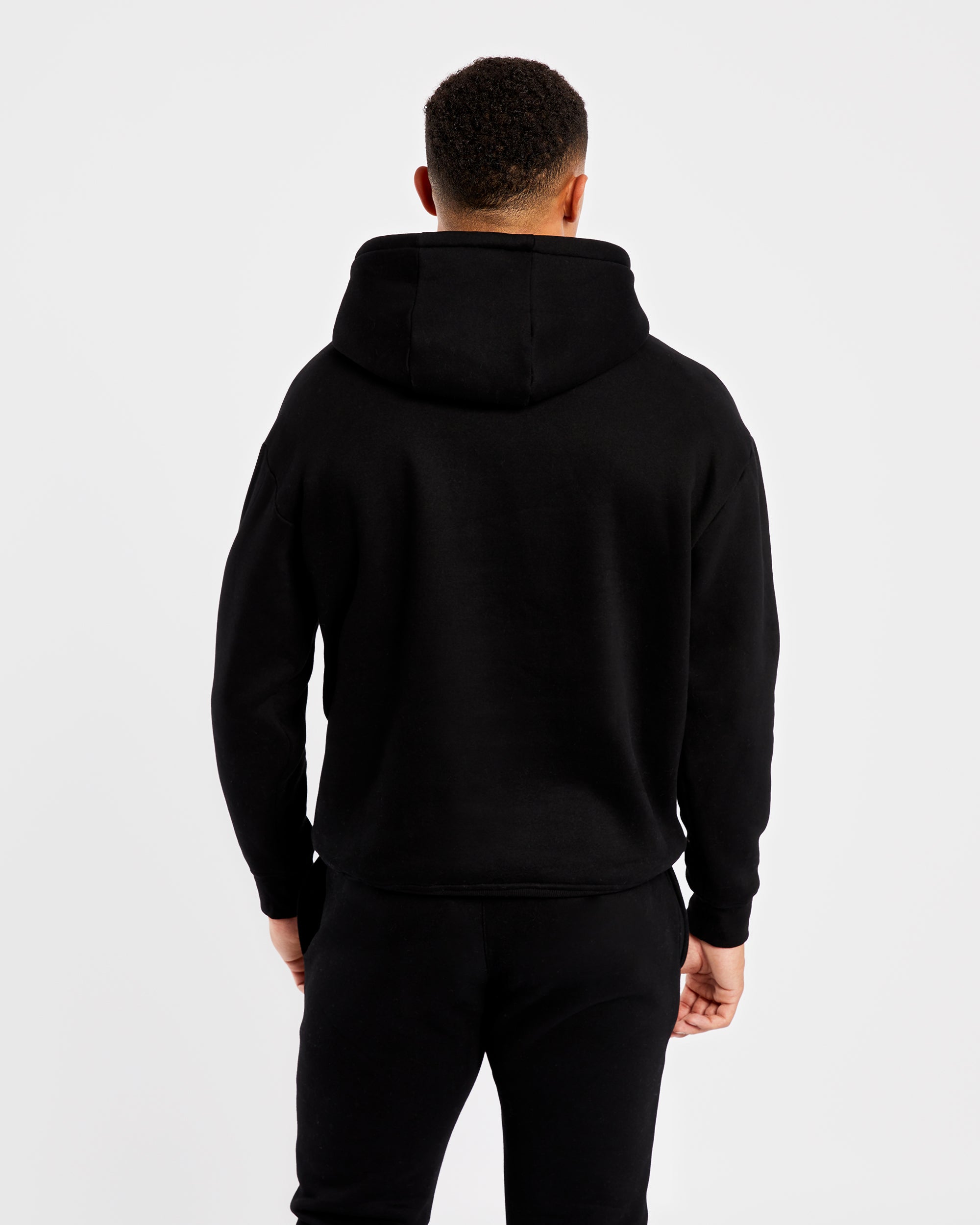 Essential Kapuzenpullover – Schwarz