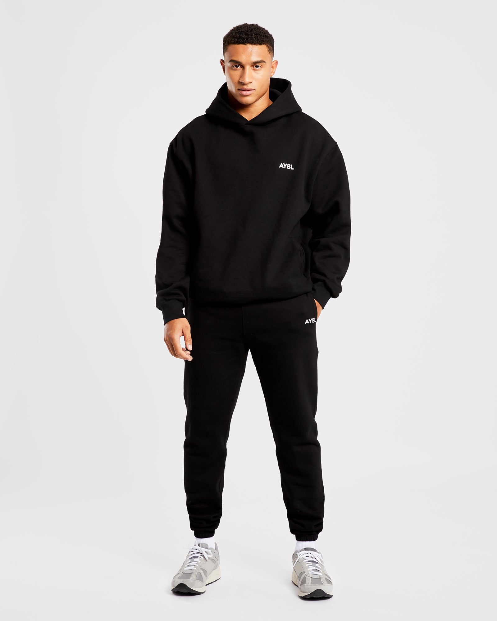 Essential Oversized Hoodie - Black