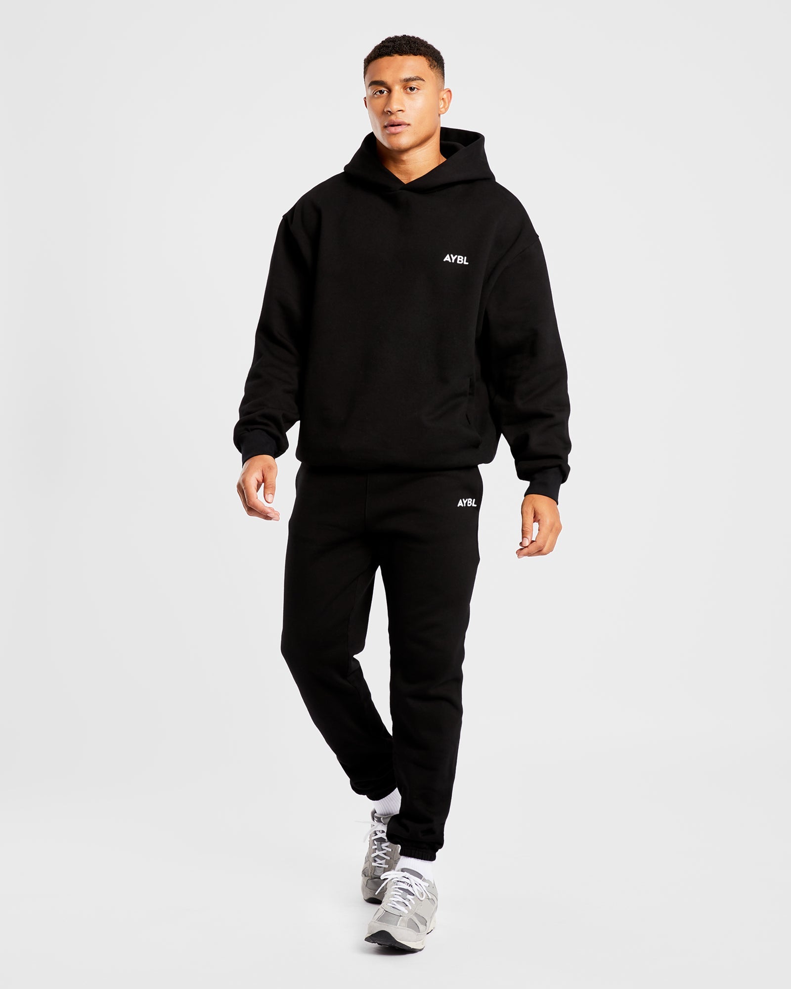 Essential Oversized Hoodie - Black