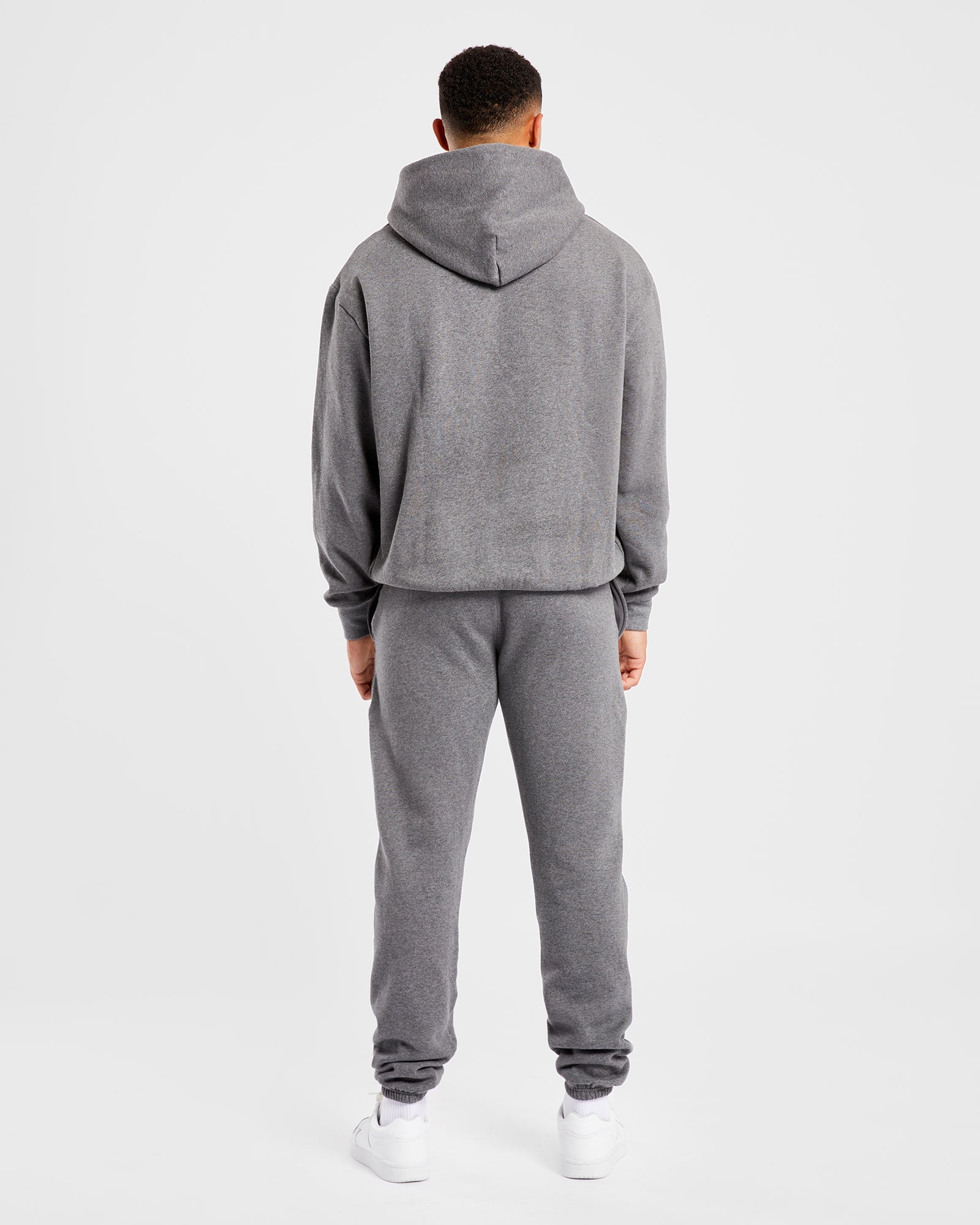 Essential Oversized Joggers - Charcoal Marl