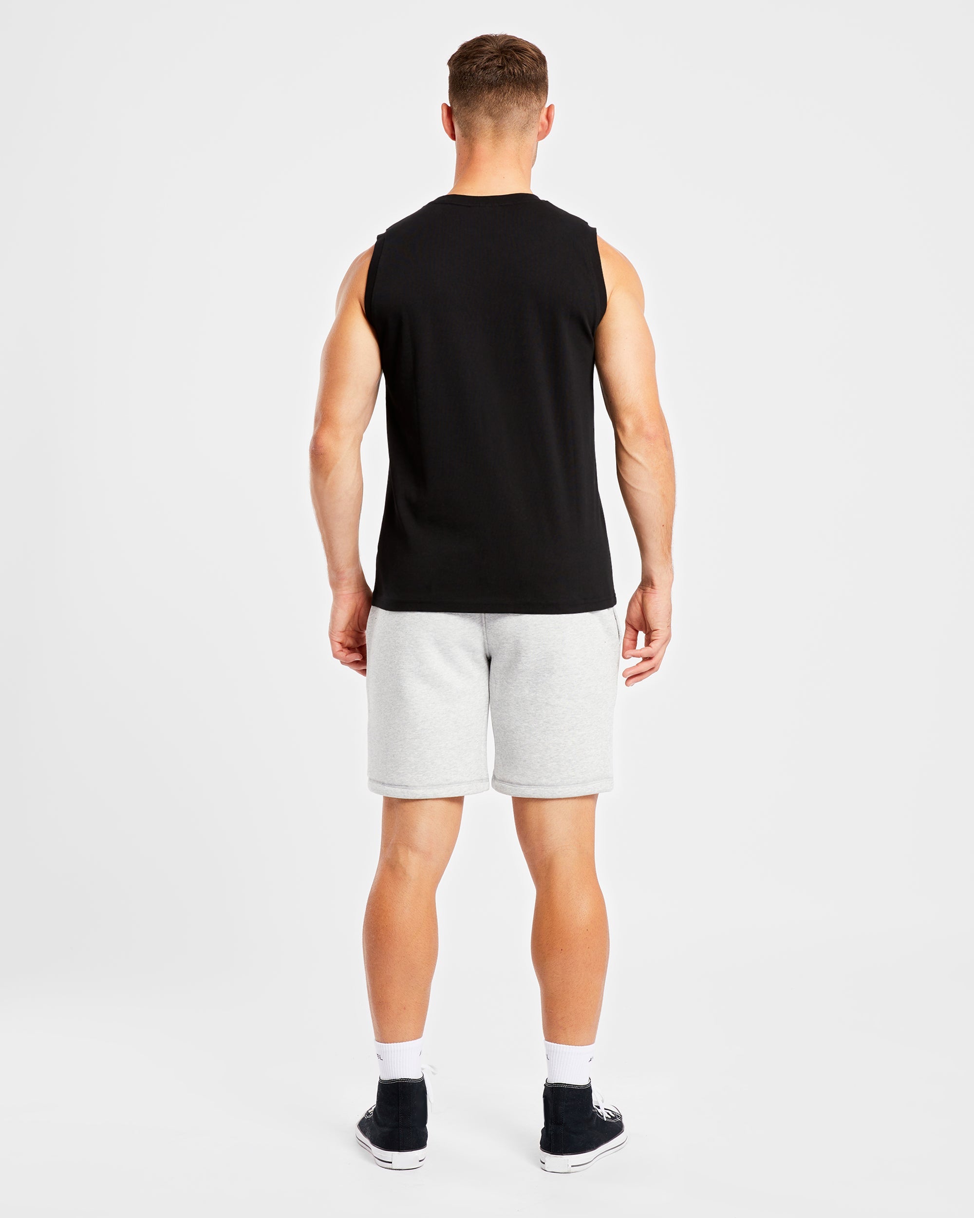 Essential-Tanktop – Schwarz