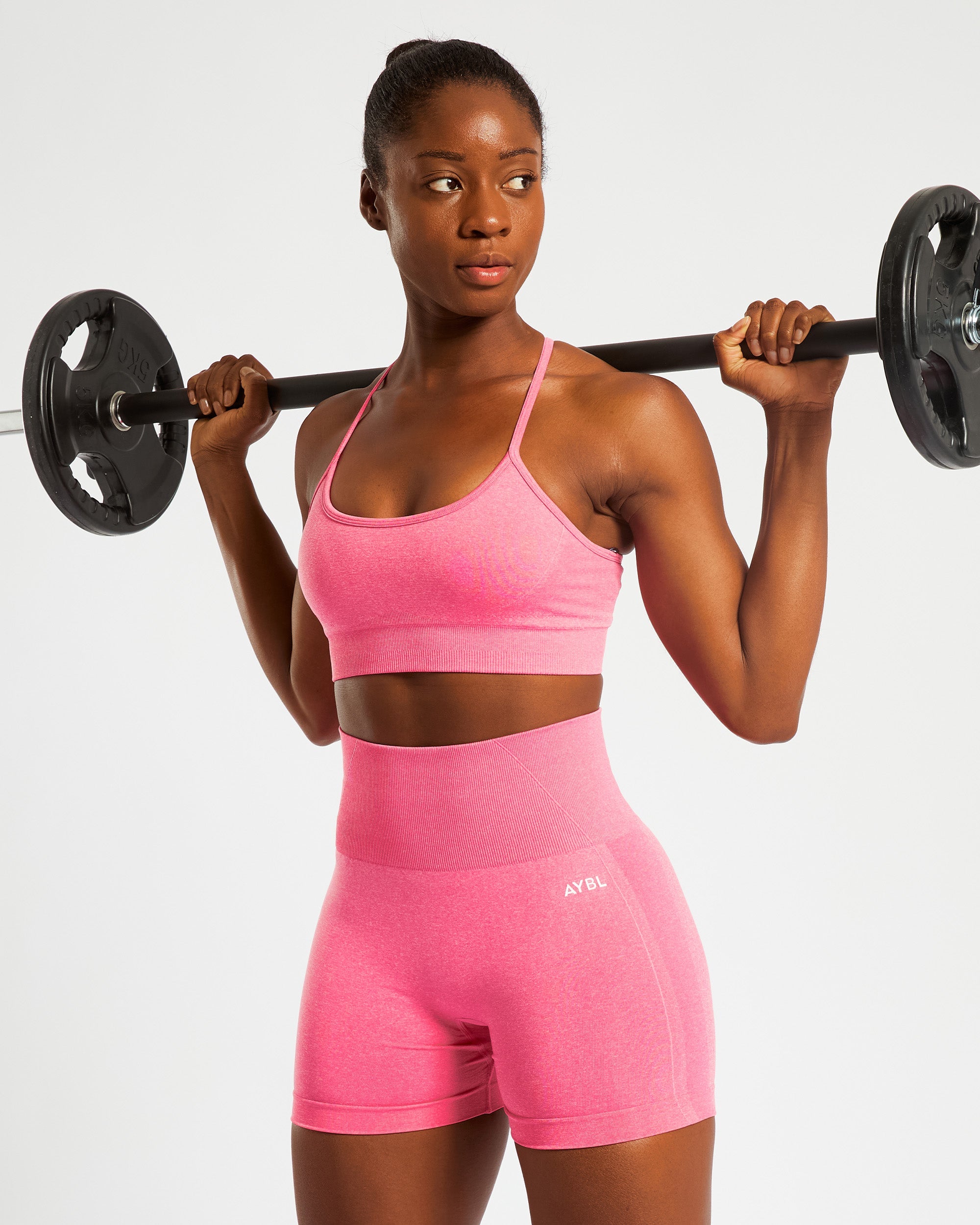 Empower Seamless Shorts - Pink Marl