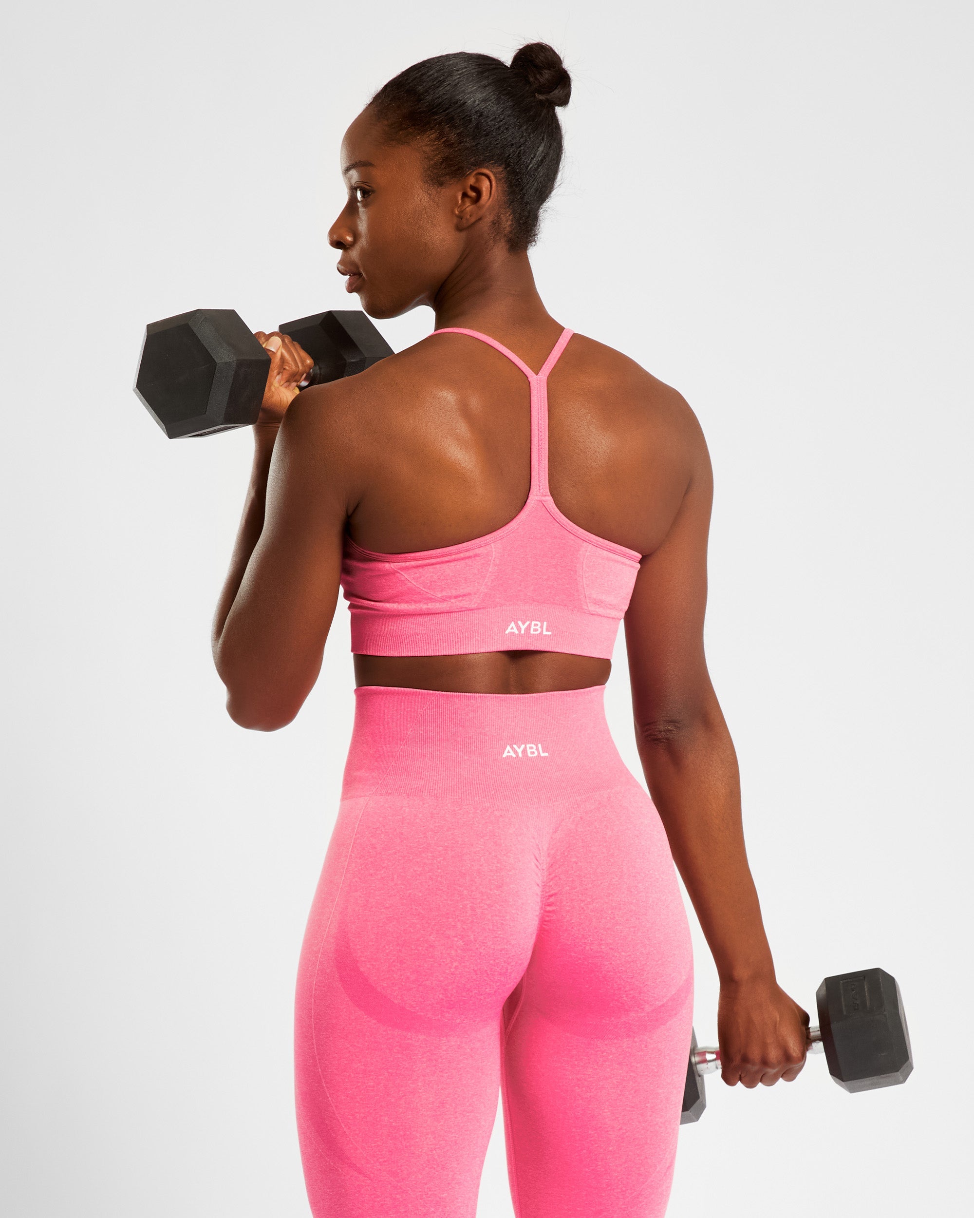 Empower Seamless Leggings - Pink Marl