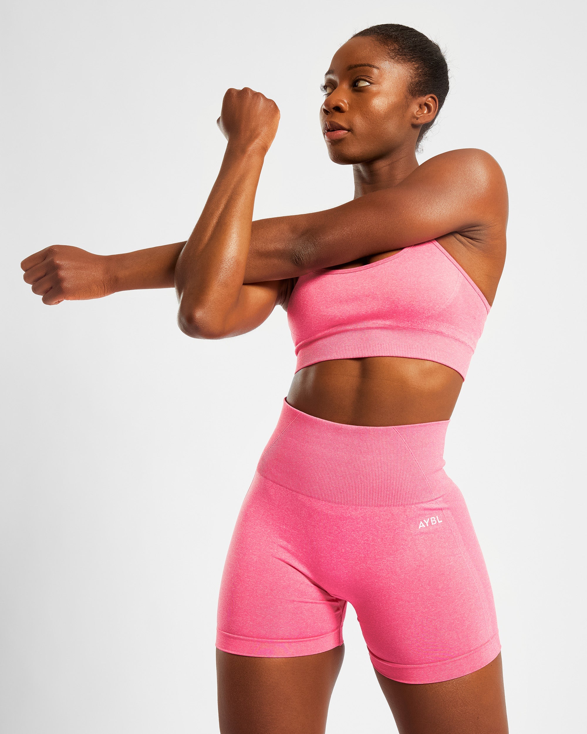 Empower Seamless Sports Bra - Pink Marl