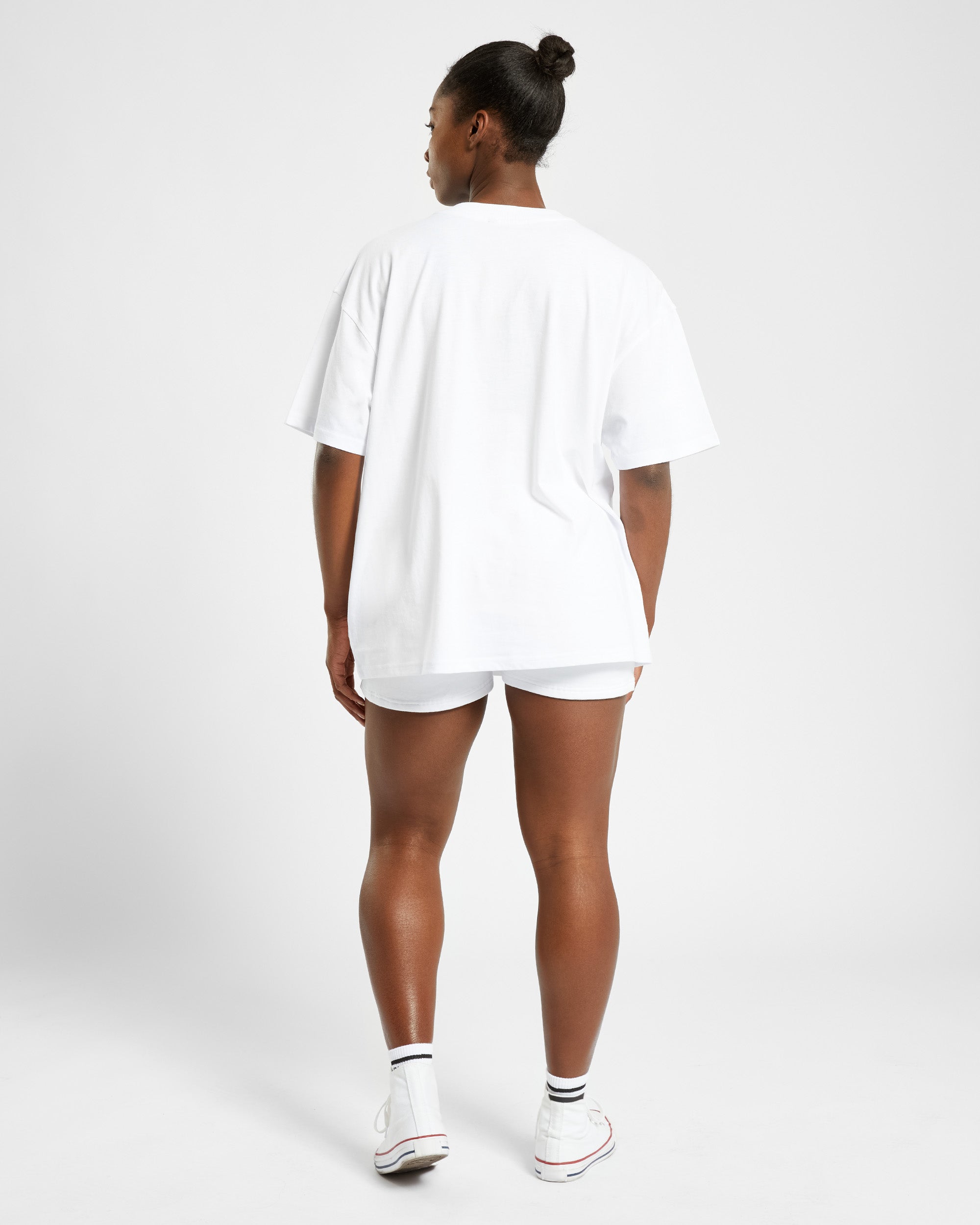 Athletics Varsity Oversized T Shirt - White