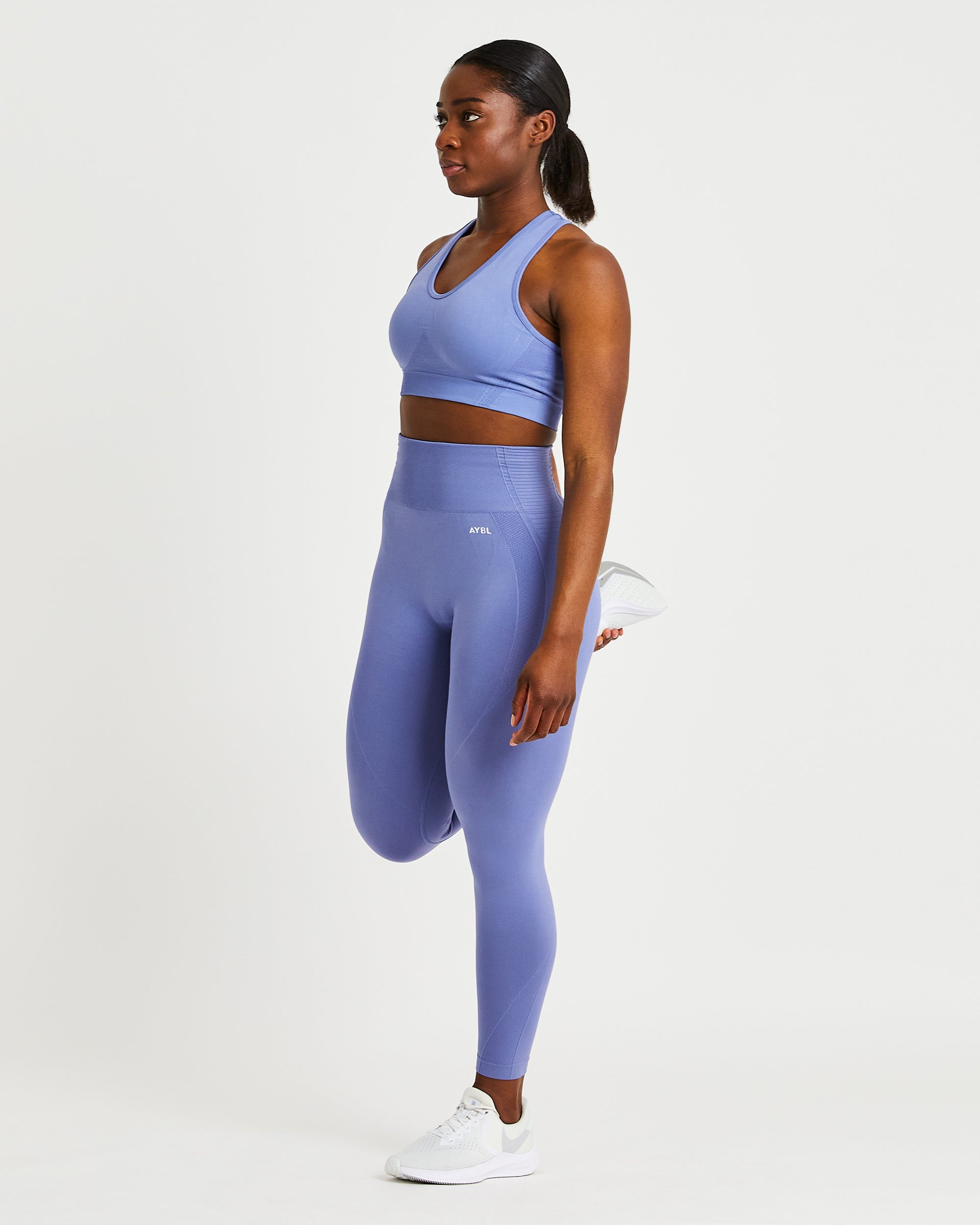 Balance V2 Nahtlose Leggings – Stahlblau