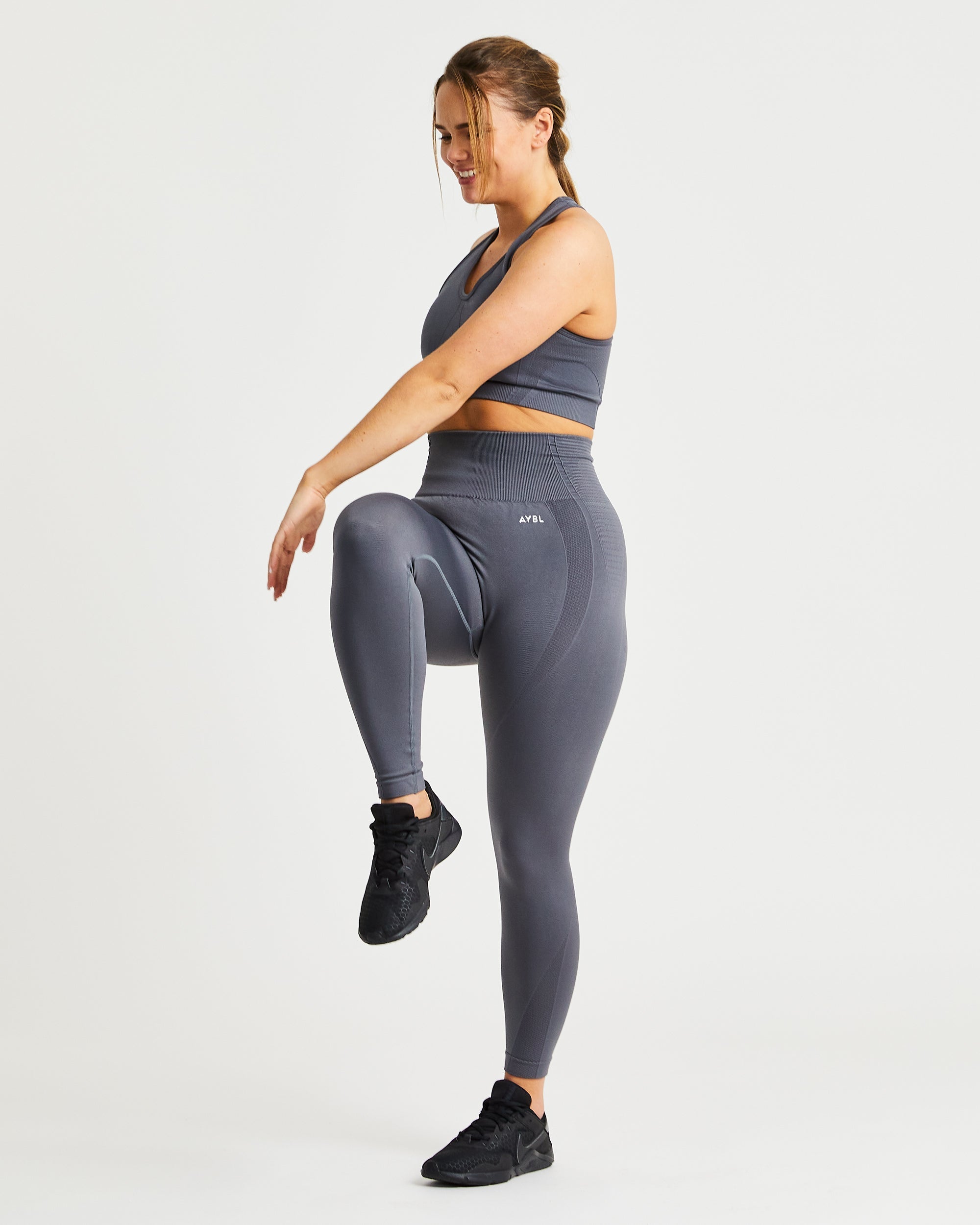 Legging sans couture Balance V2 - Castlerock Grey