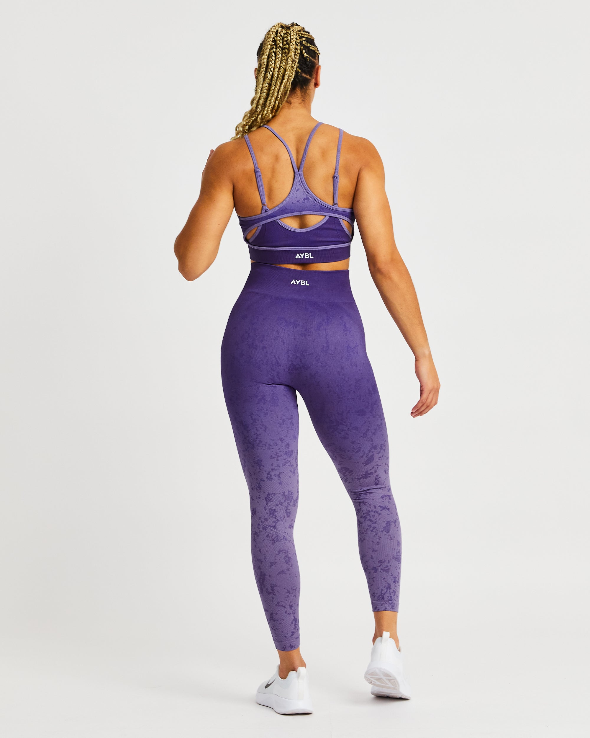 Flare Seamless Sports Bra - Purple