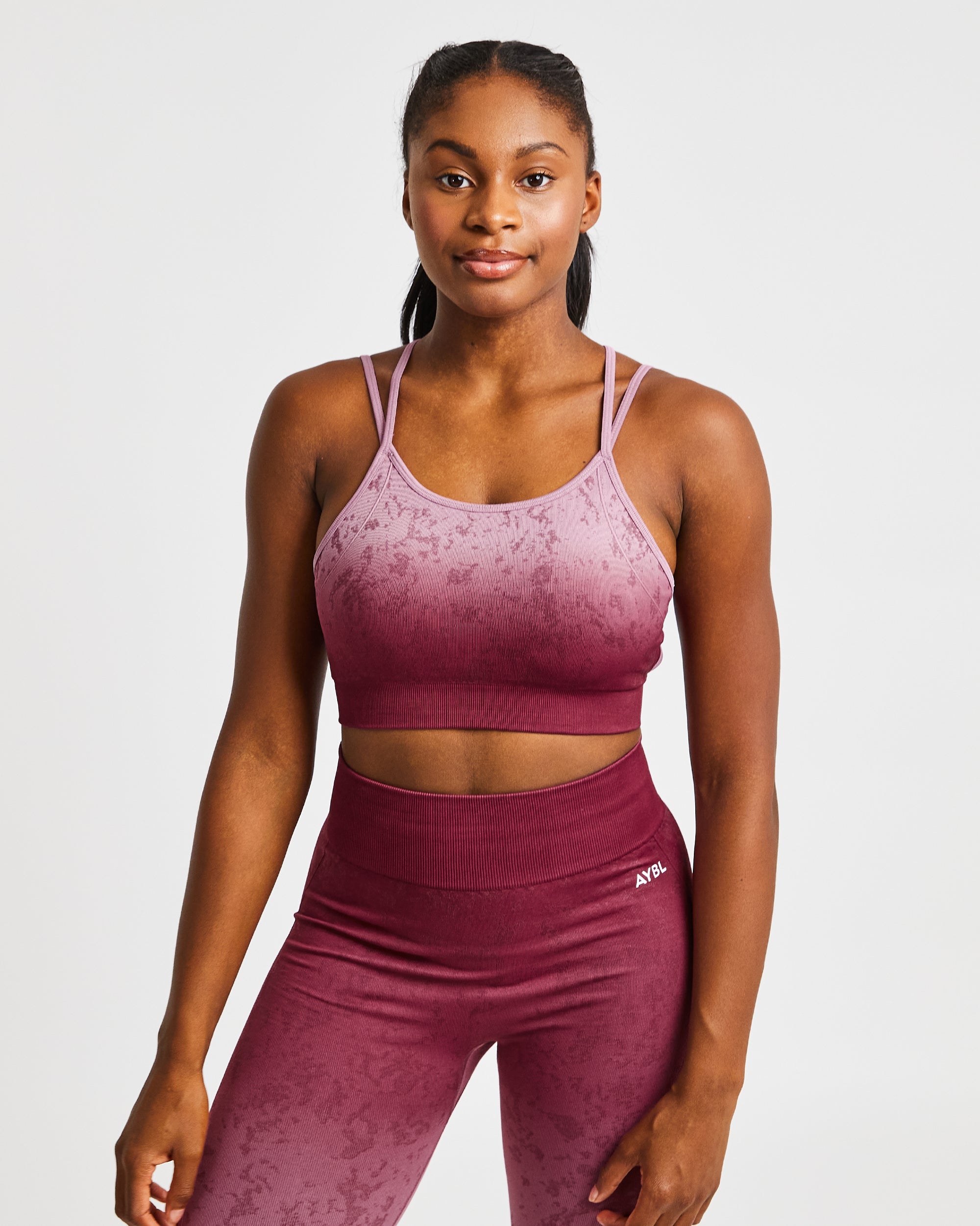 Flare Seamless Sports Bra - Plum