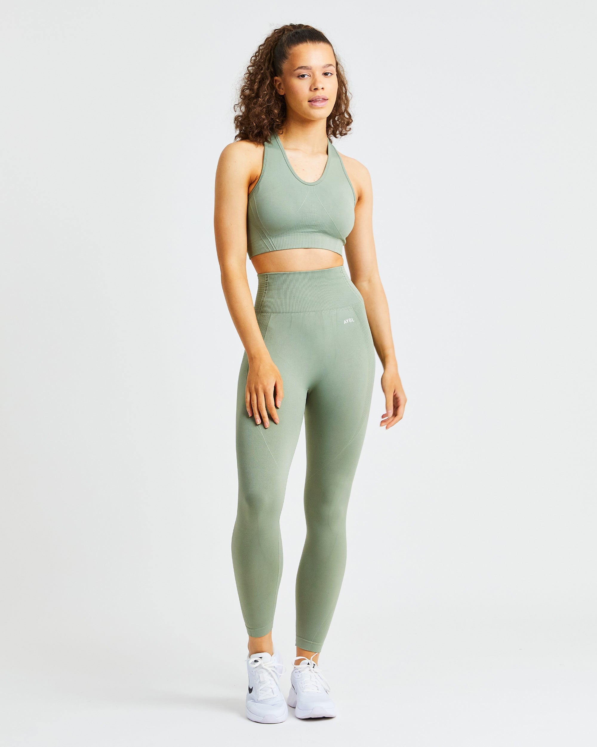 Legging sans couture Balance V2 - Vert olive