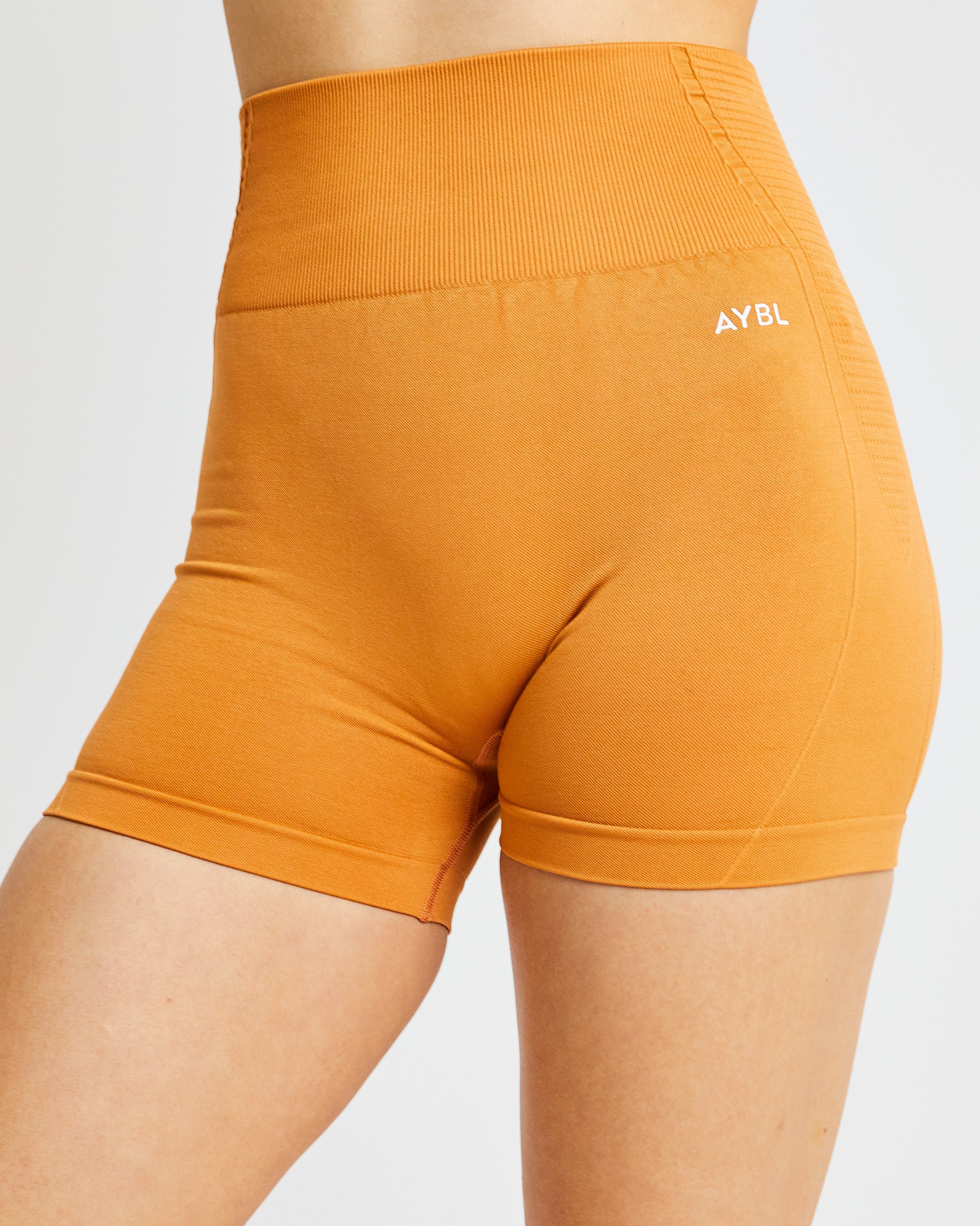 Short sans couture Balance V2 - Orange épicé