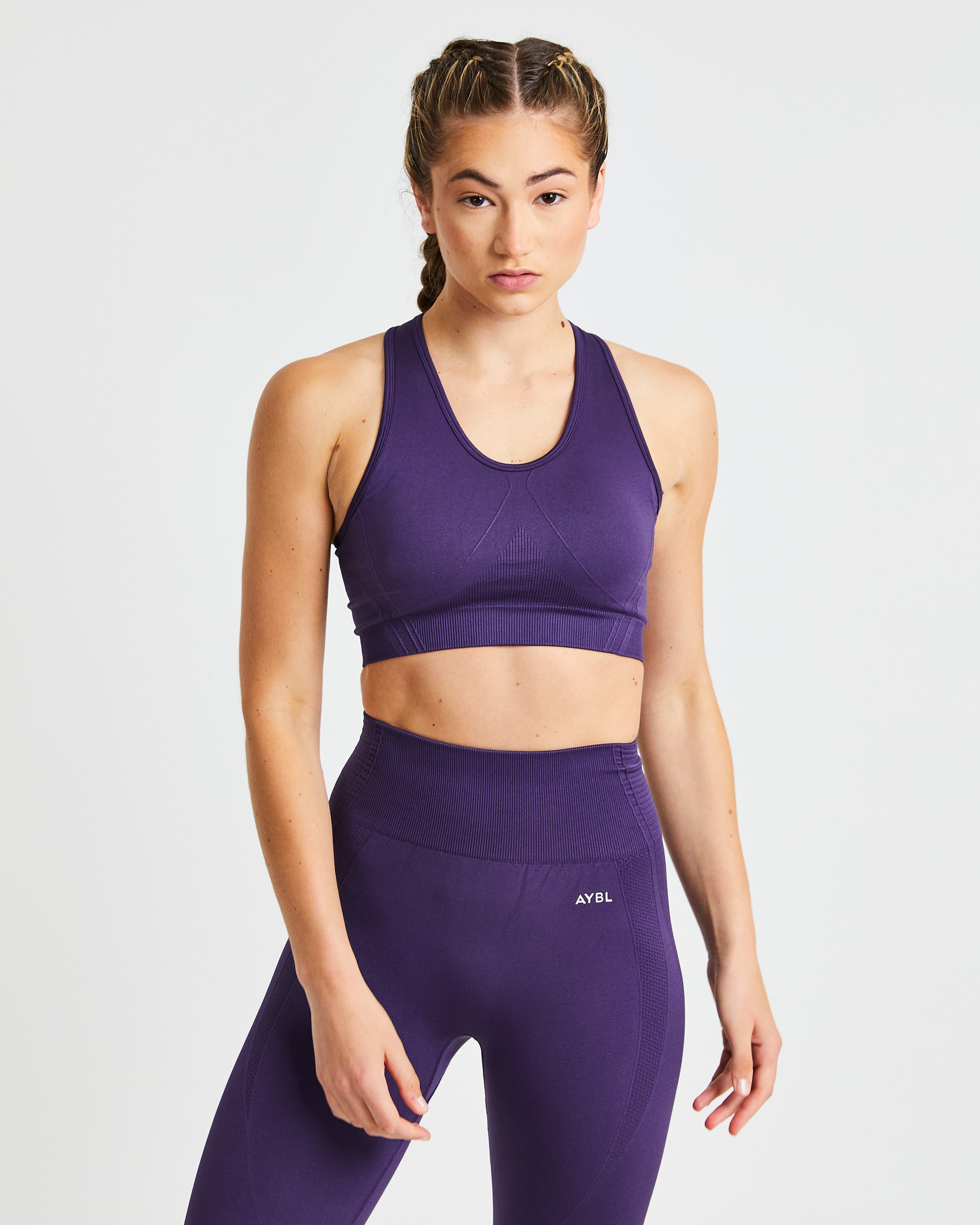 Soutien-gorge de sport sans couture Balance V2 - Violet mûre