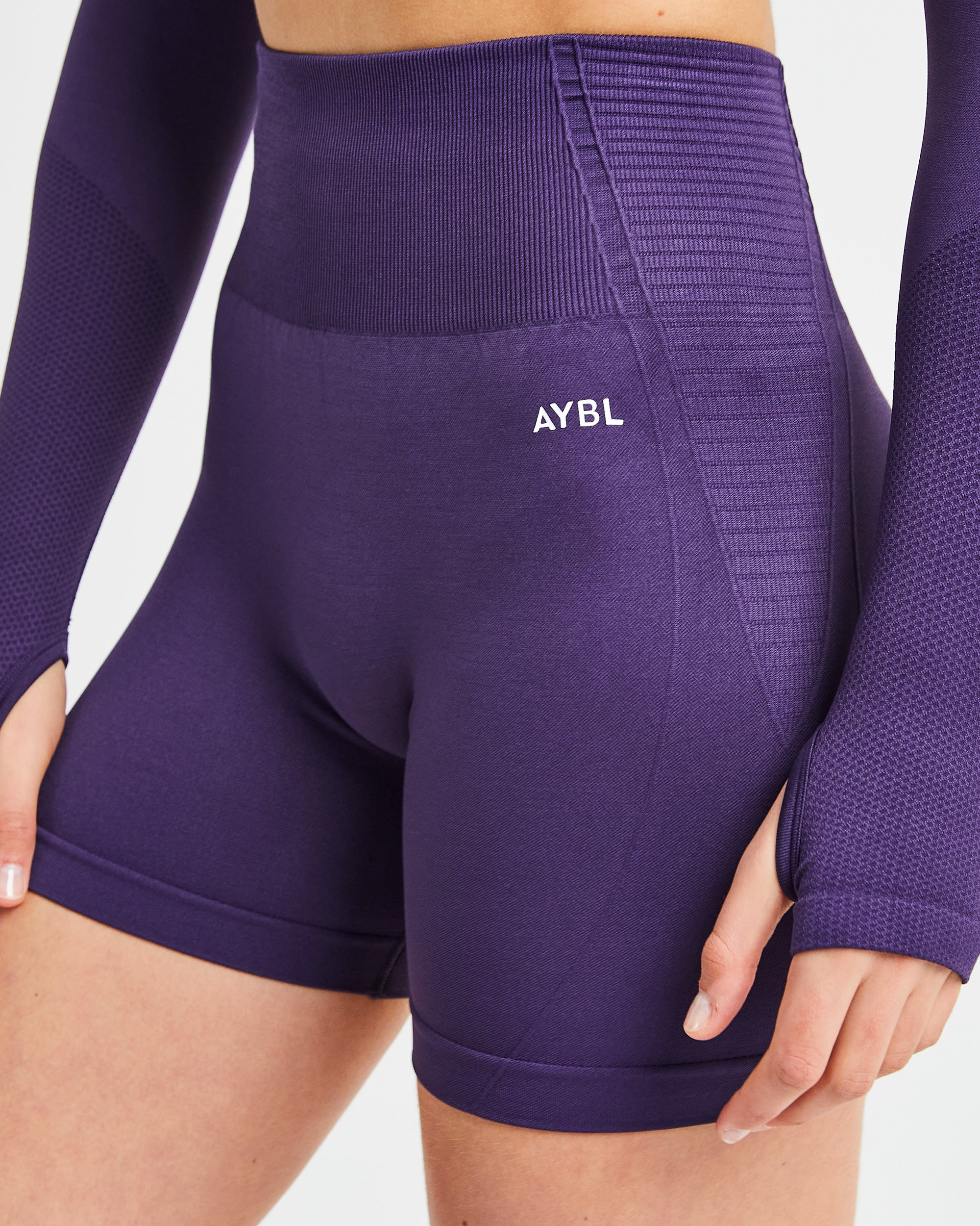 Balance V2 Seamless Shorts - Mulberry Purple