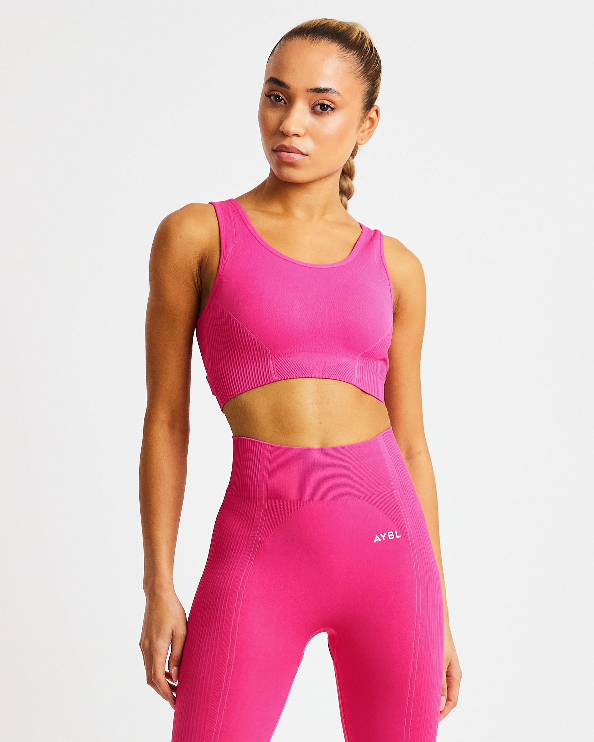 Soutien-gorge de sport sans couture Reflex - Rose fuchsia