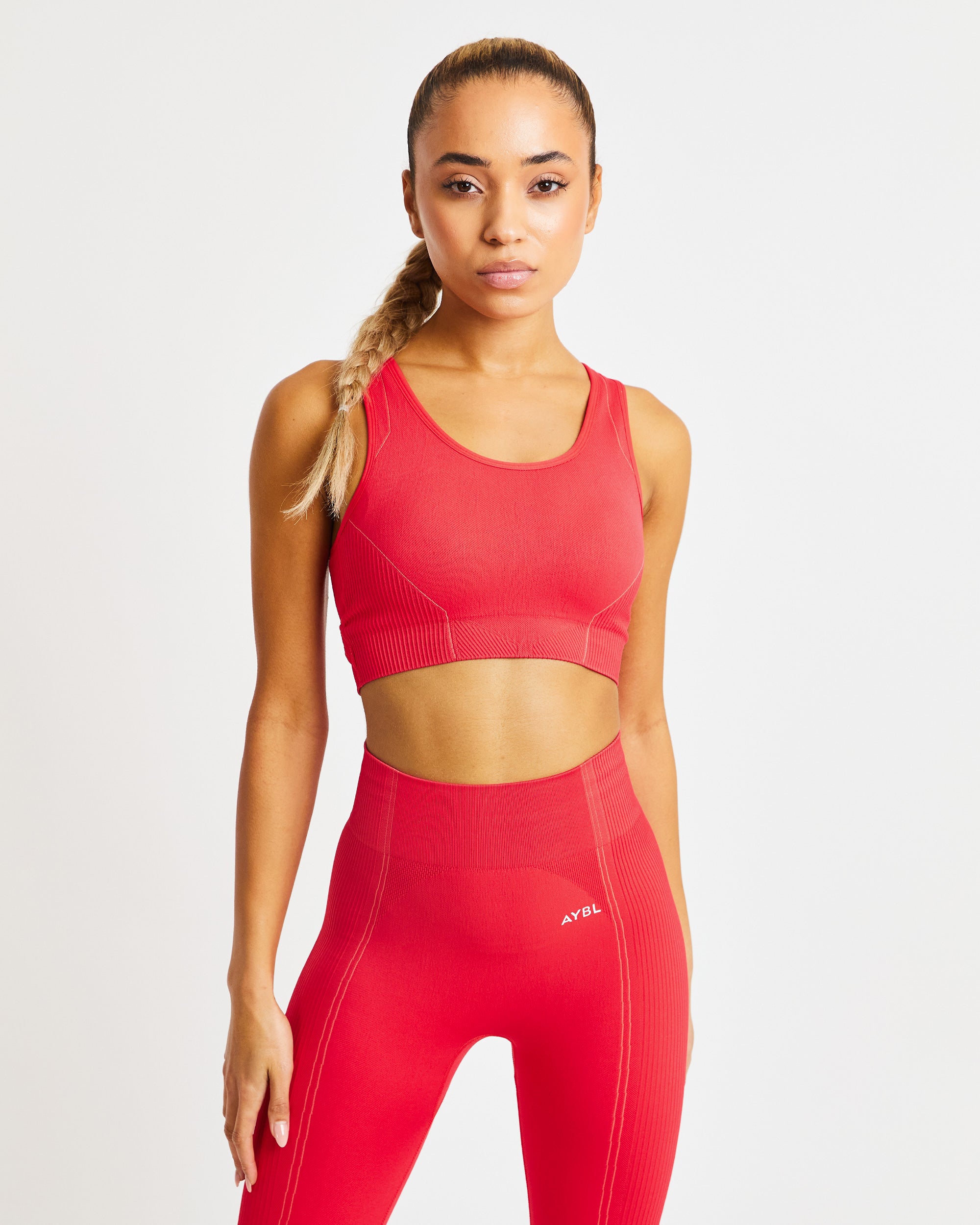 Soutien-gorge de sport sans couture Reflex - Rouge