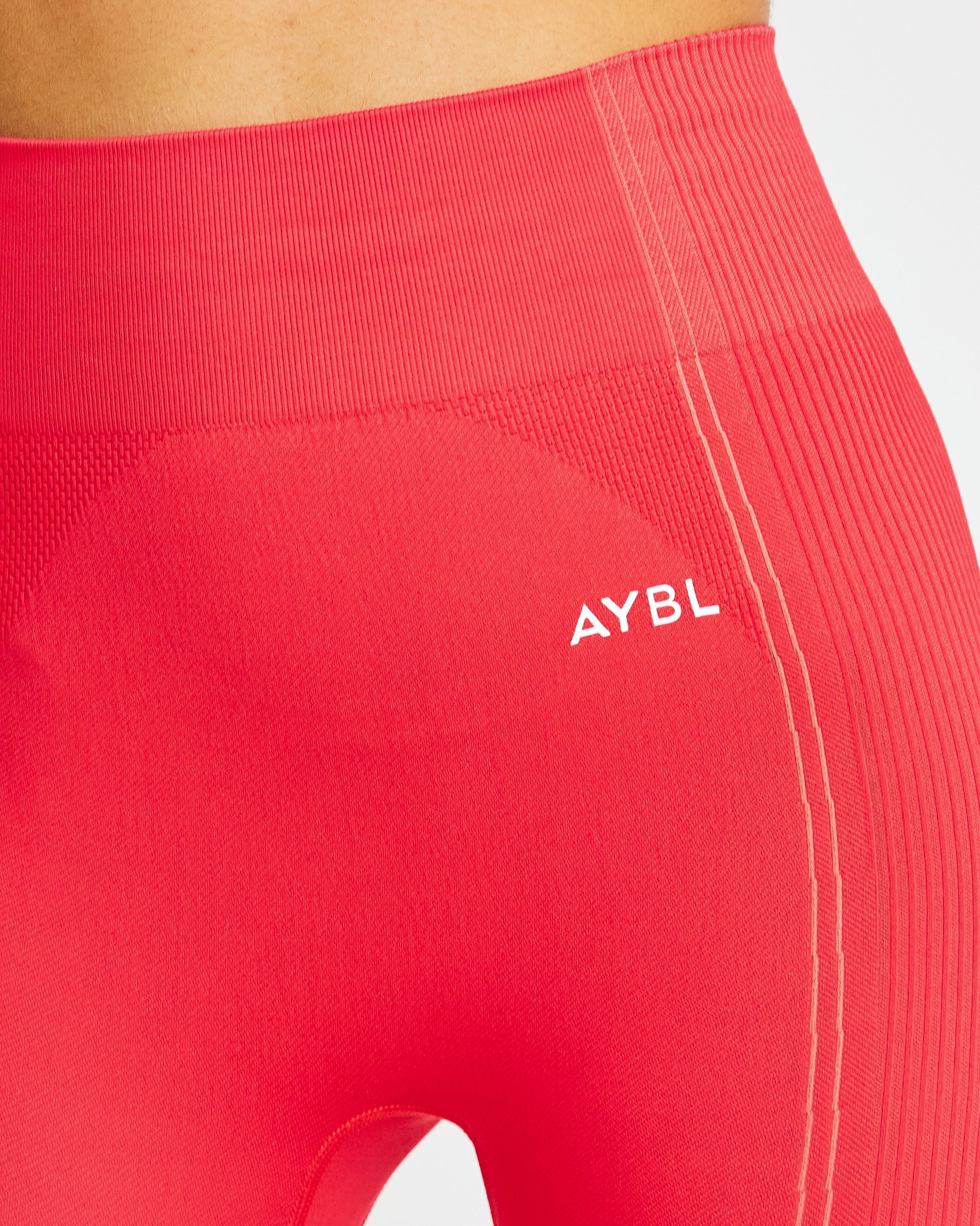 Nahtlose Reflex-Leggings – Rot