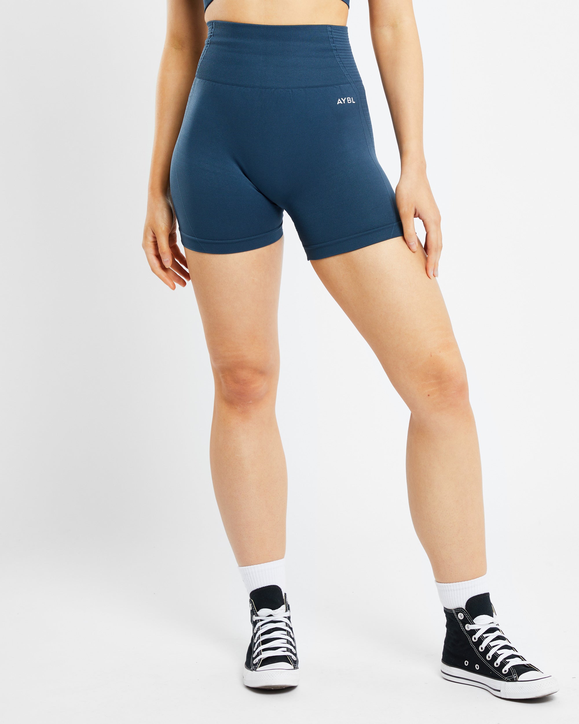 Balance V2 Nahtlose Shorts – Marineblau