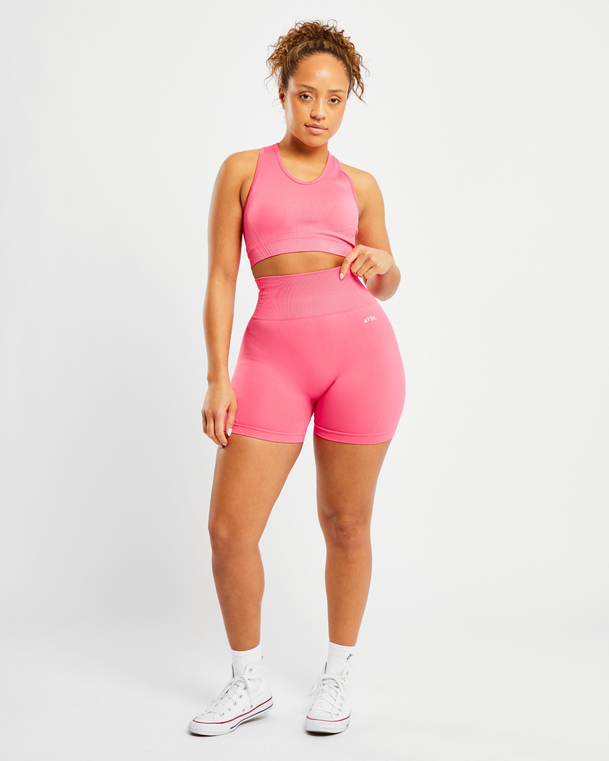 Balance V2 Nahtlose Shorts – Korallenrosa