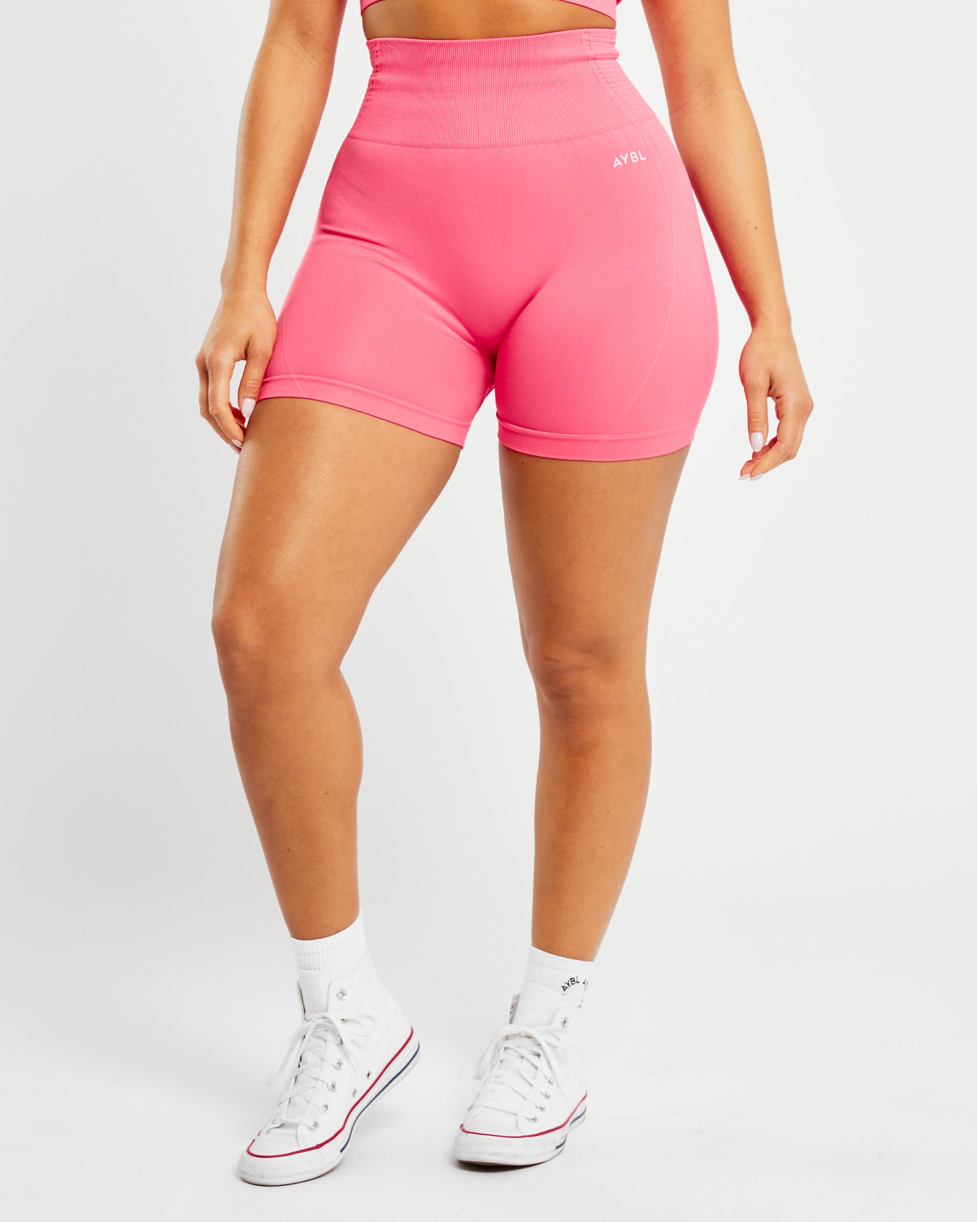 Balance V2 Seamless Shorts - Coral Pink