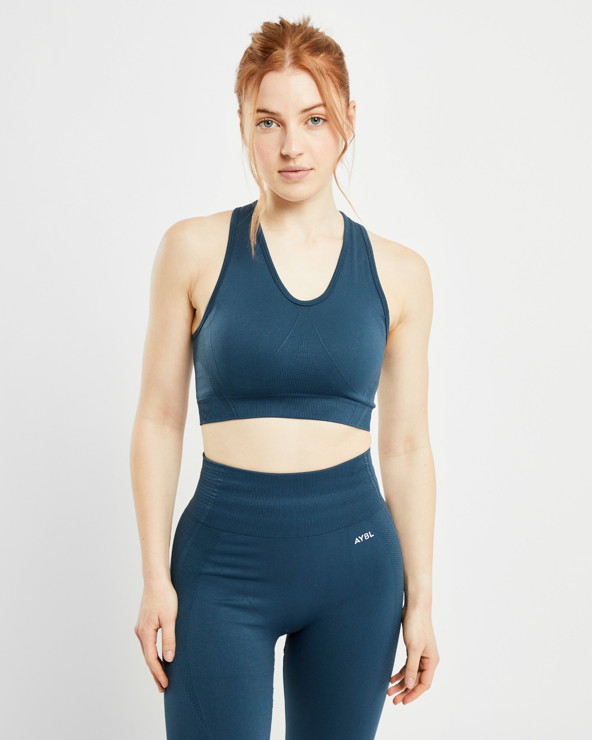 Balance V2 Seamless Sports Bra - Marine Blue