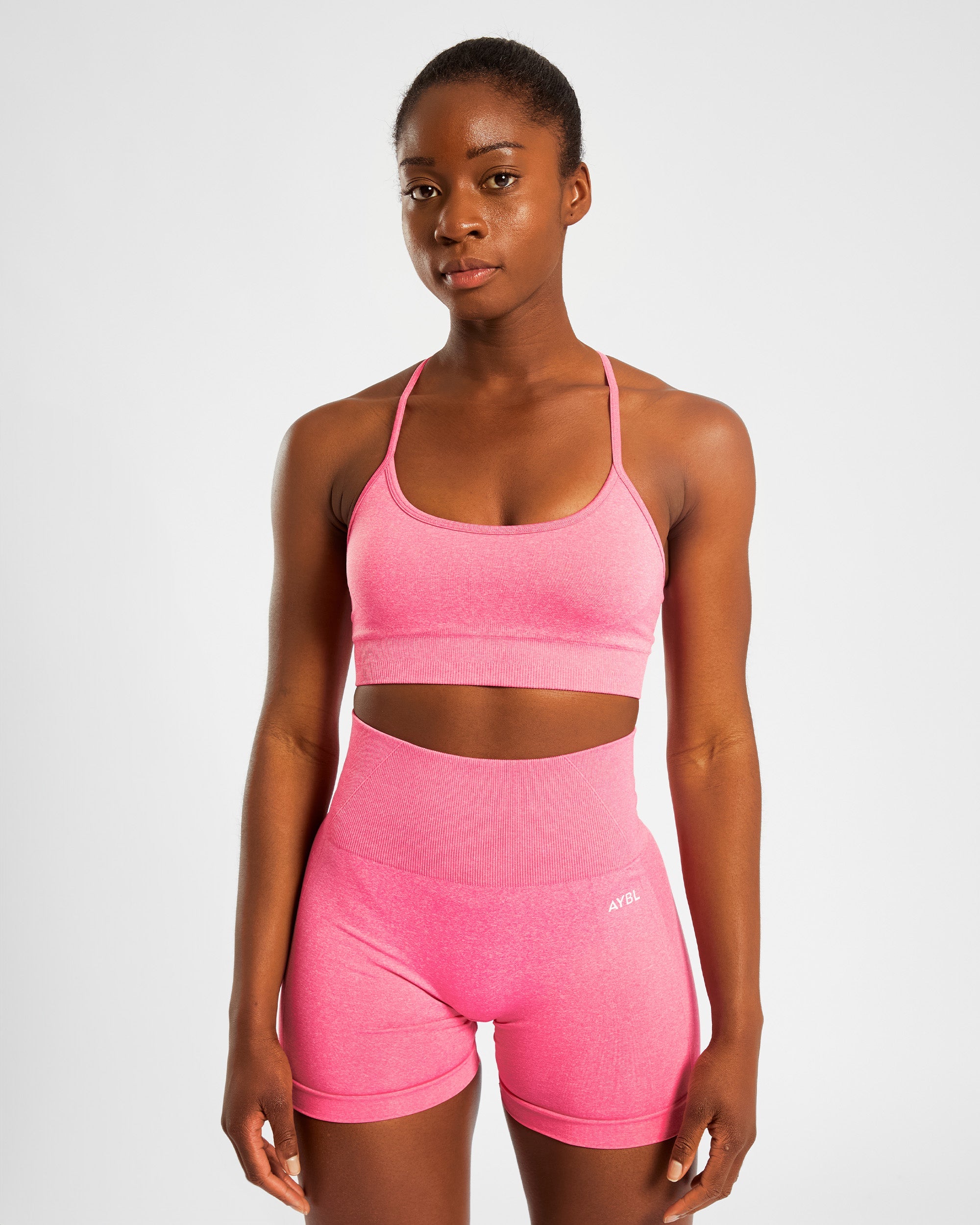 Empower Nahtloser Sport-BH – Pink Marl