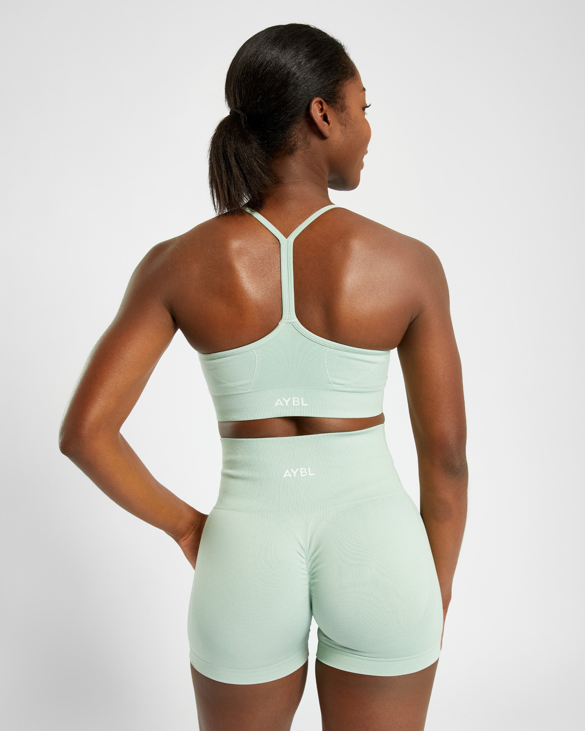 Soutien-gorge de sport sans couture Empower - Spring Green Marl