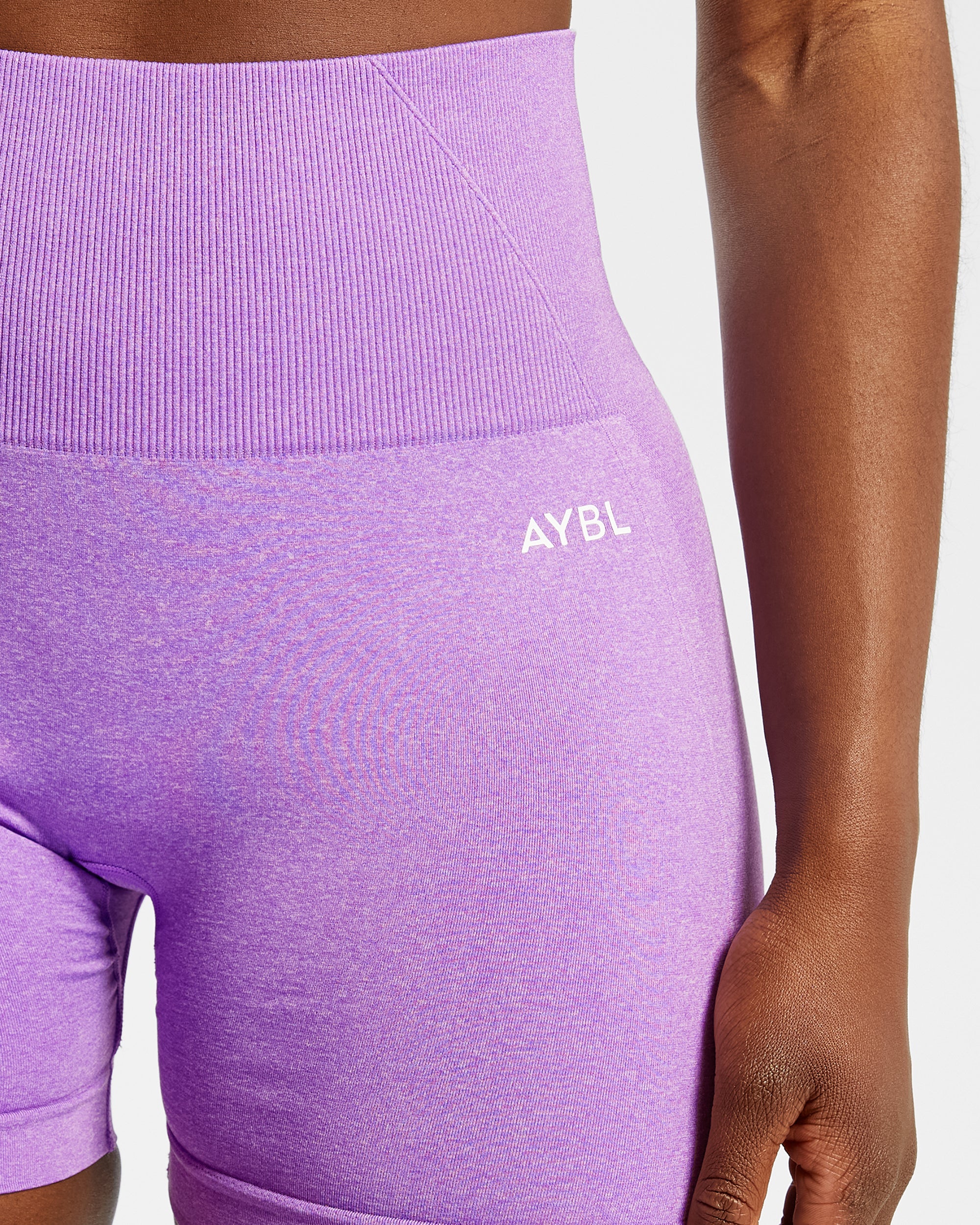 Empower Seamless Shorts - Purple Marl