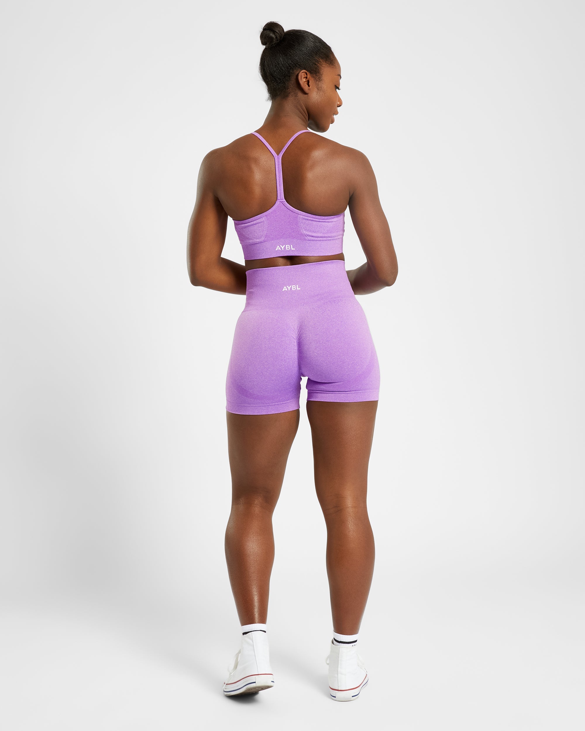 Soutien-gorge de sport sans couture Empower - Violet chiné