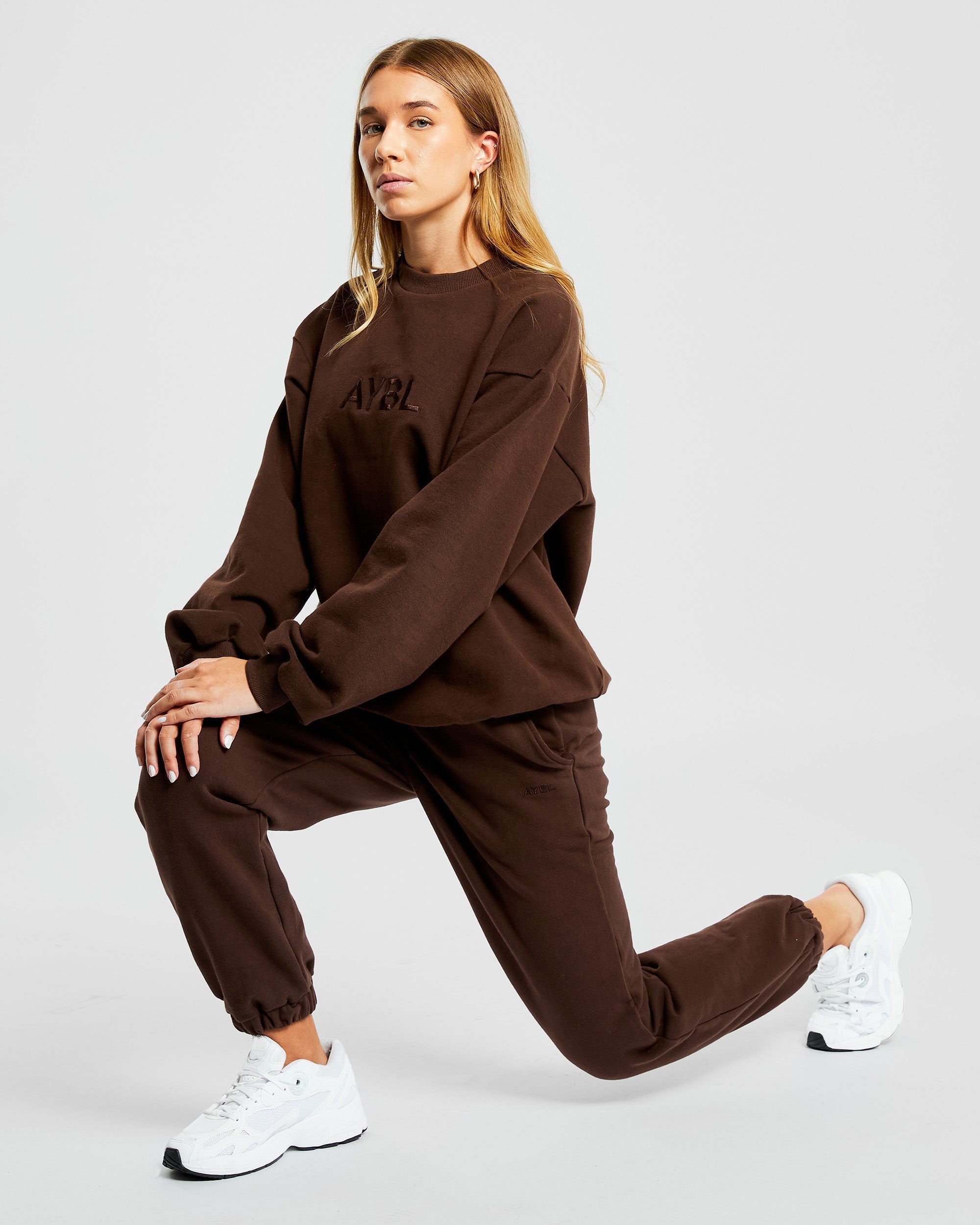 Pantalon de jogging décontracté de tous les jours - Marron cacao