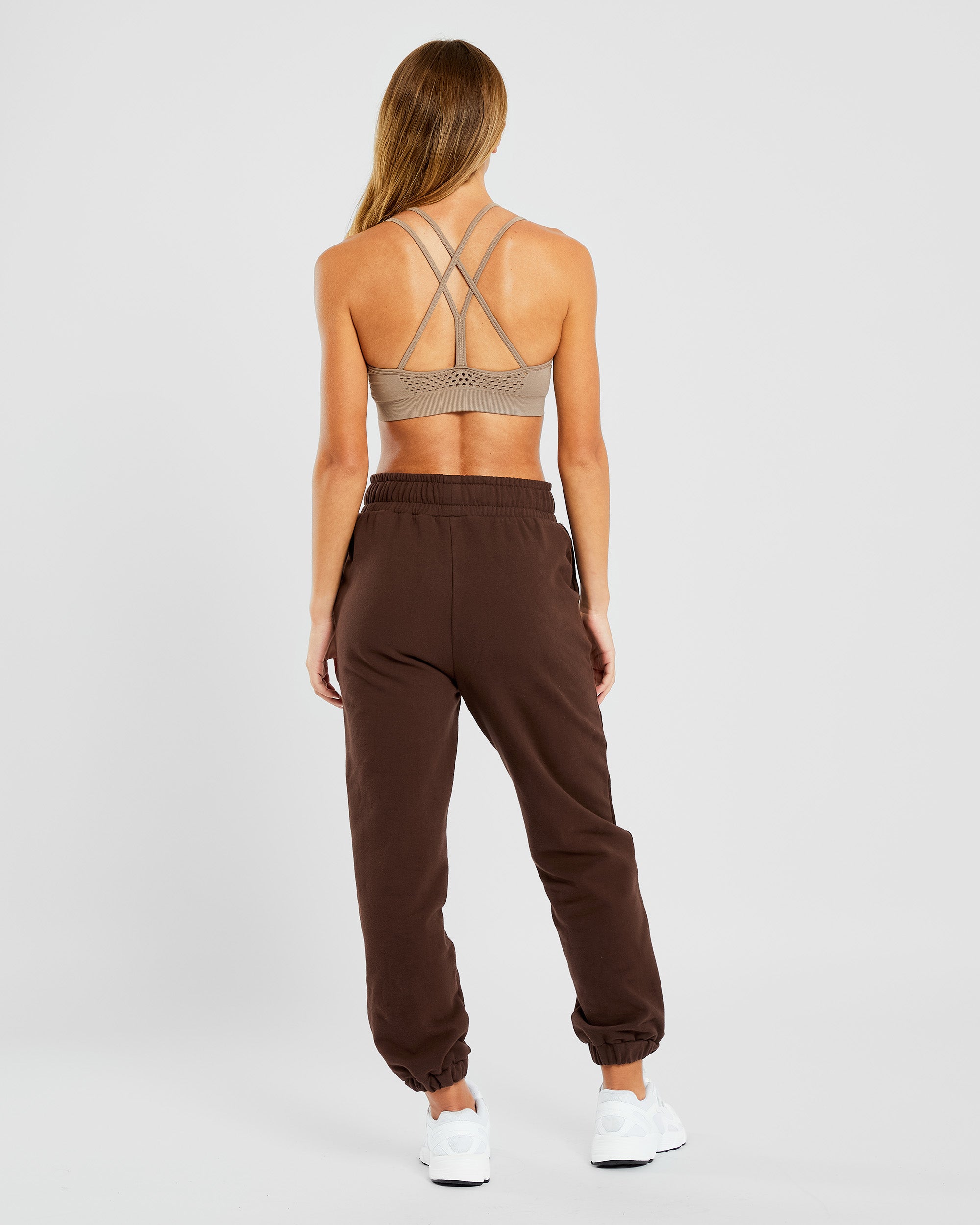 Pantalon de jogging décontracté de tous les jours - Marron cacao