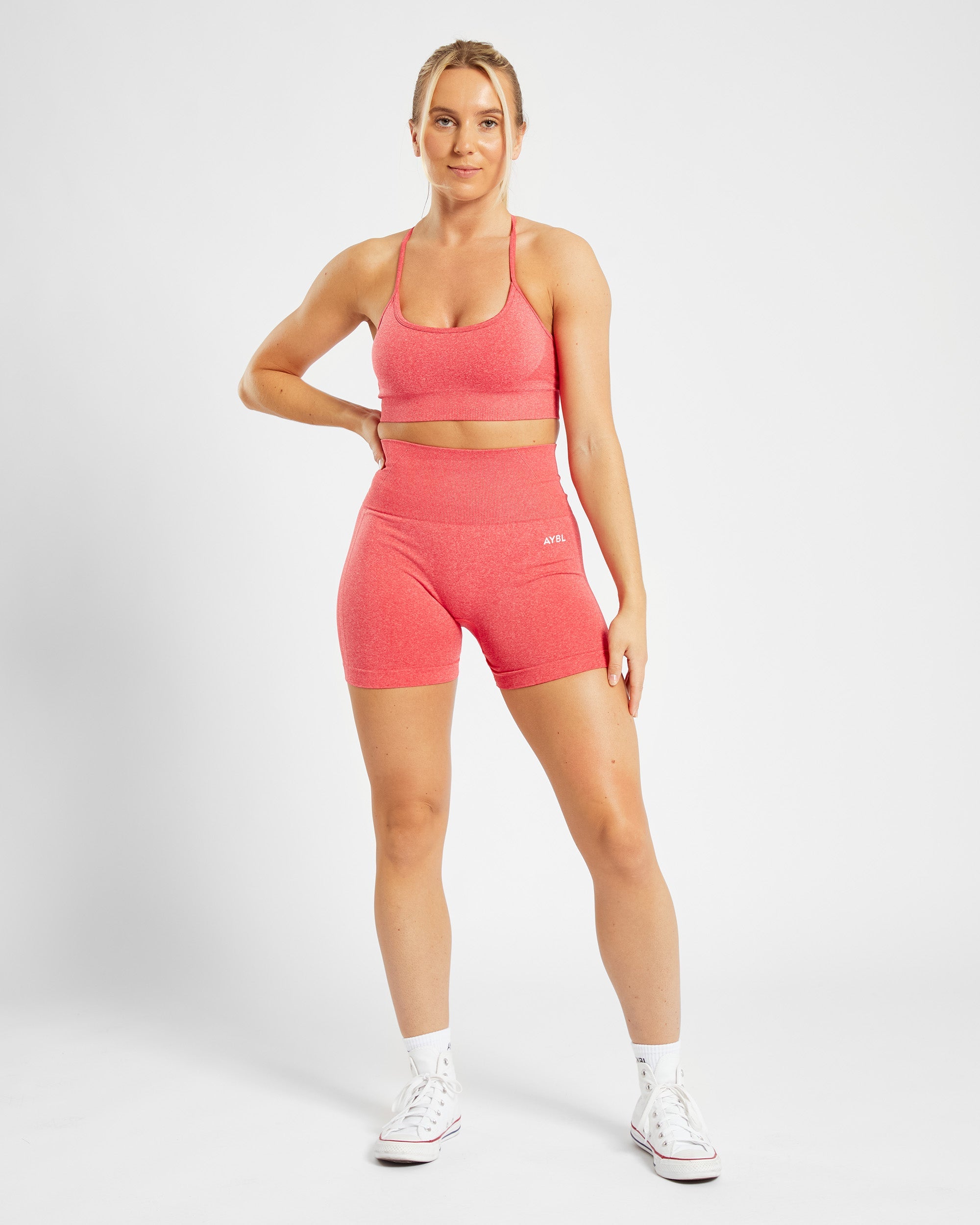 Short Empower Seamless - Corail Rouge Chiné