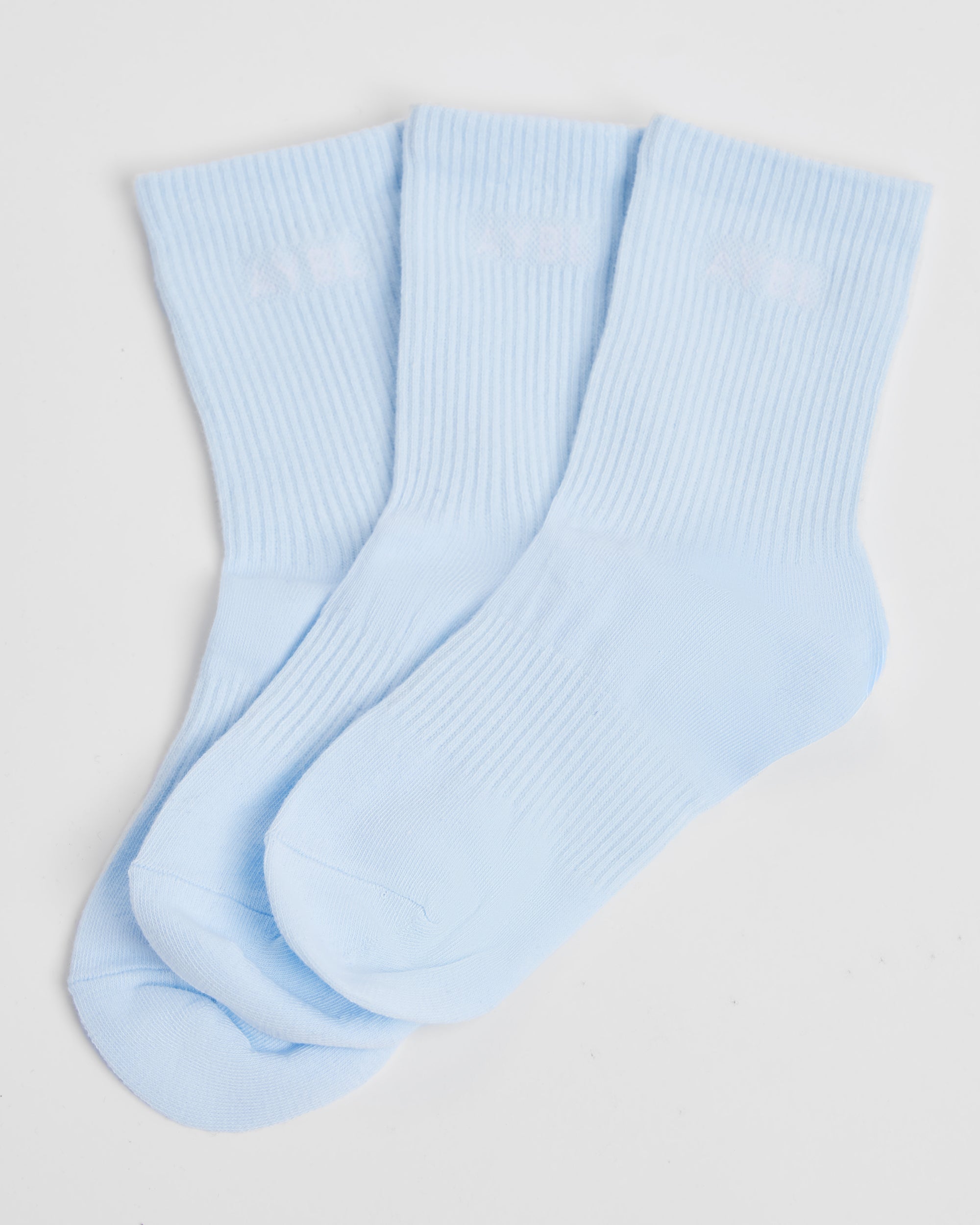 Chaussettes Everyday Crew (paquet de 3) - Bleu