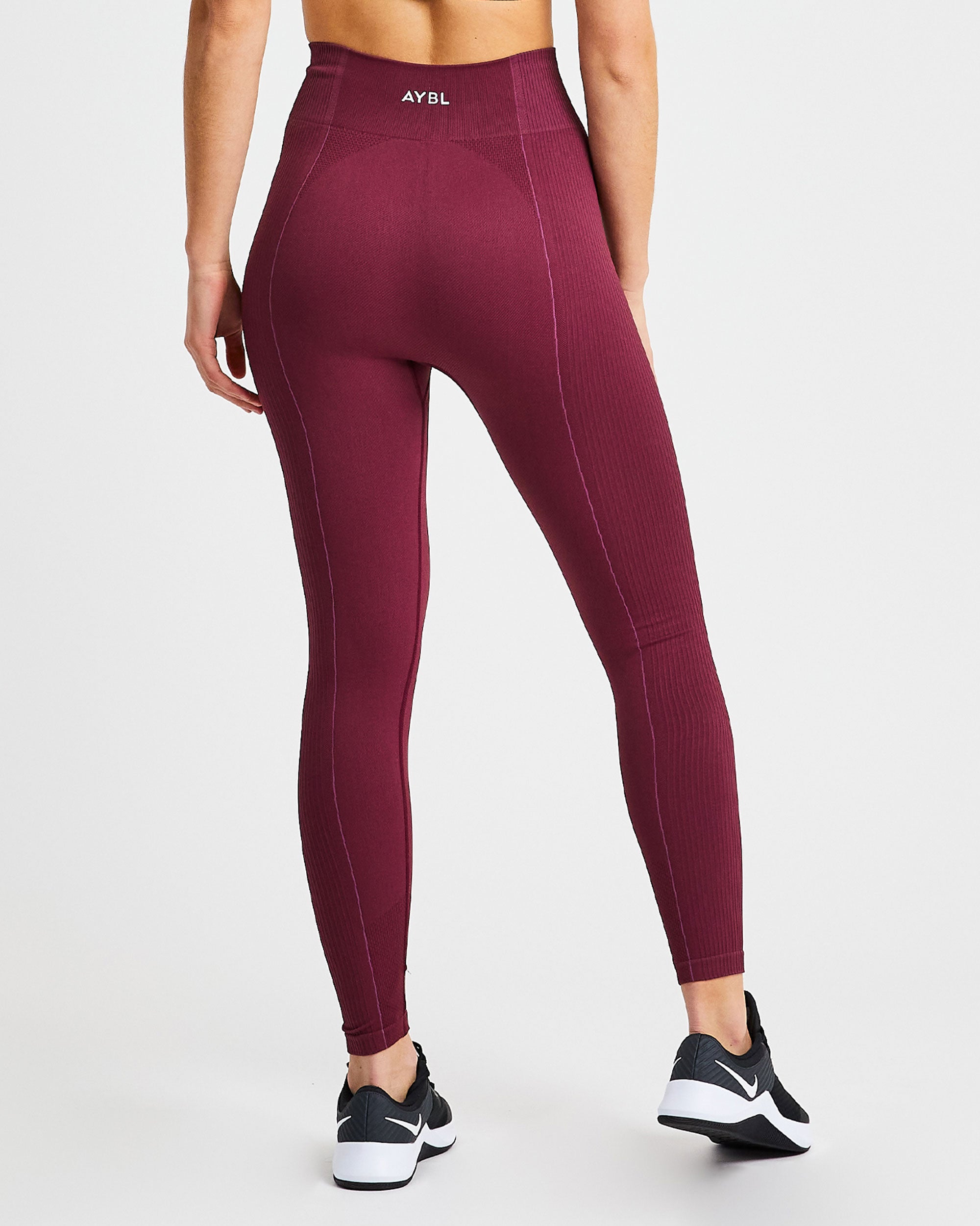 Legging Reflex sans couture - Prune