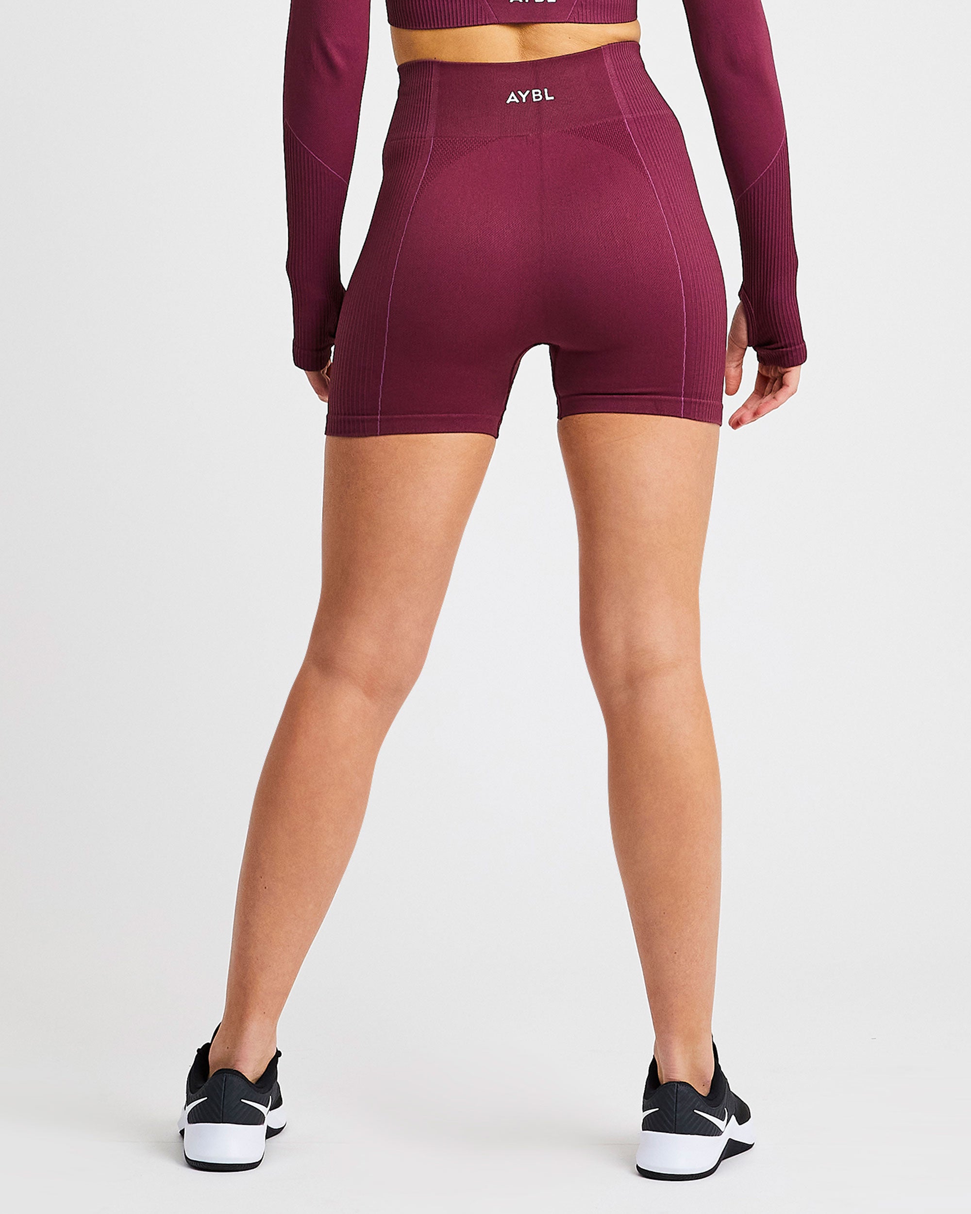 Short sans couture Reflex - Prune