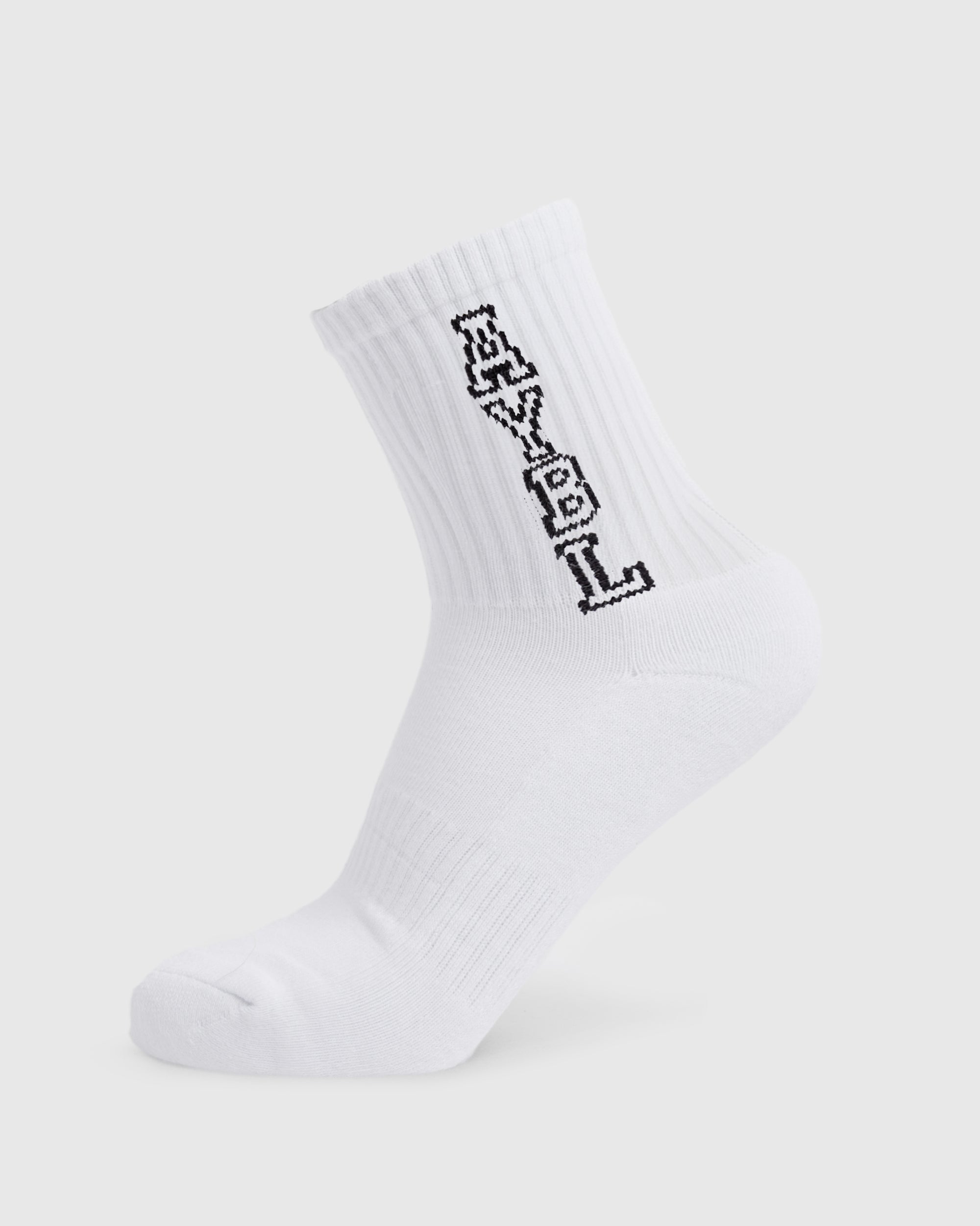 Chaussettes Varsity Vertical Crew - Blanc