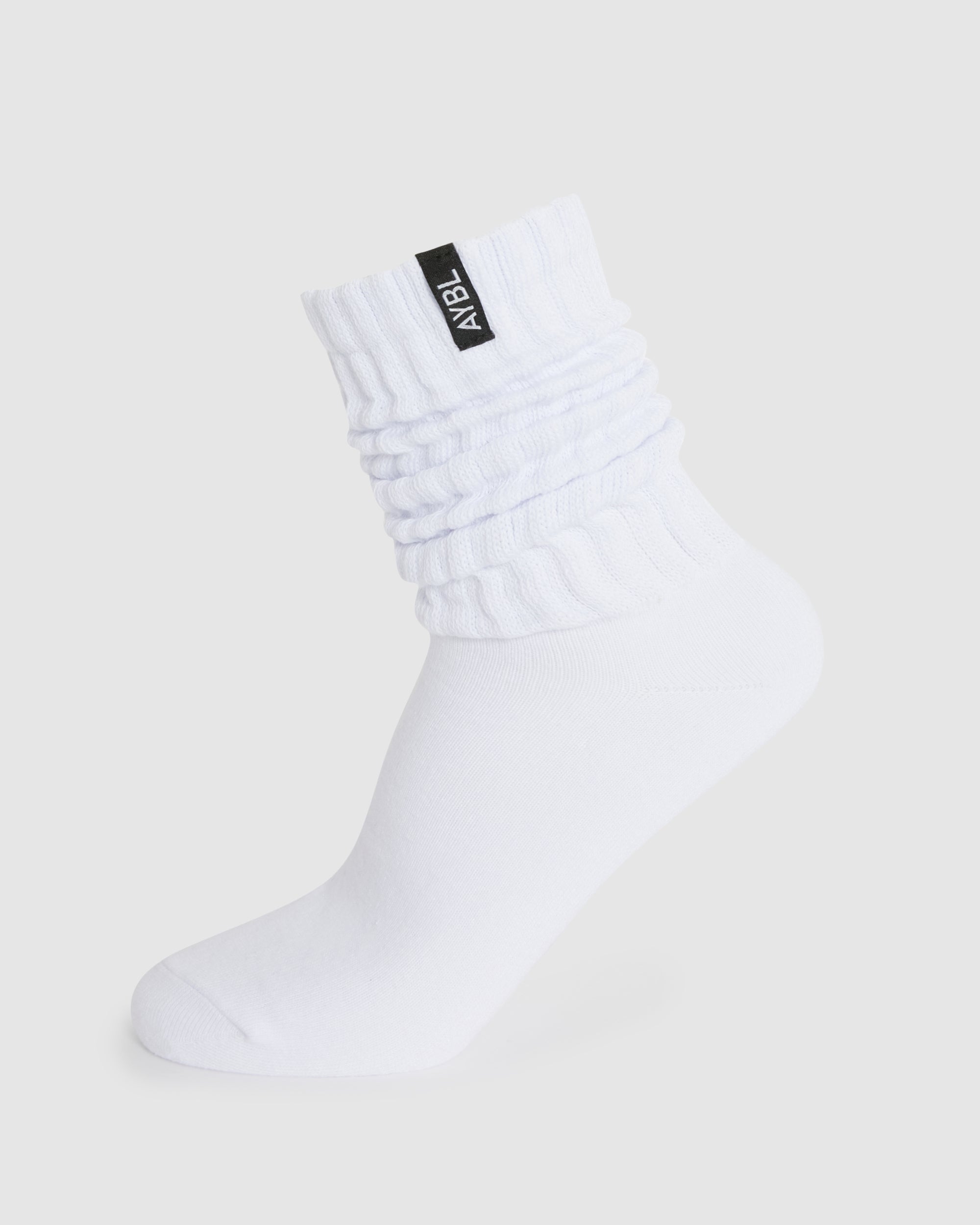 Kuschelige Socken – Weiß