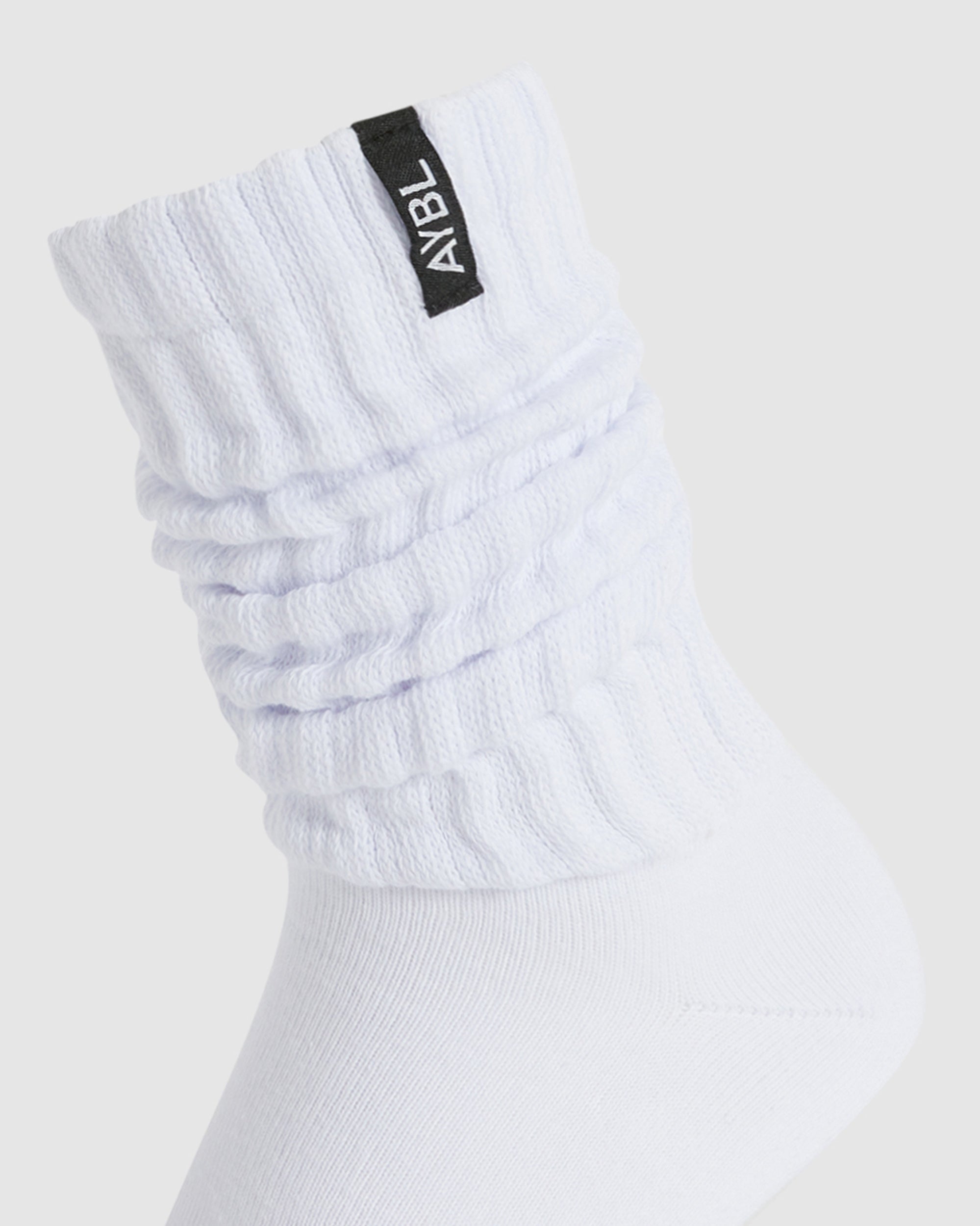 Kuschelige Socken – Weiß