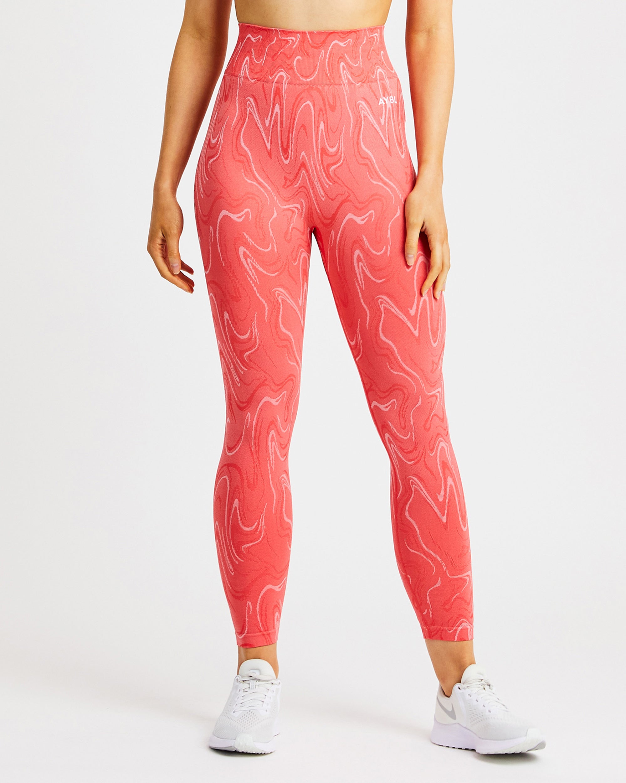 Legging sans couture Velocity - Corail