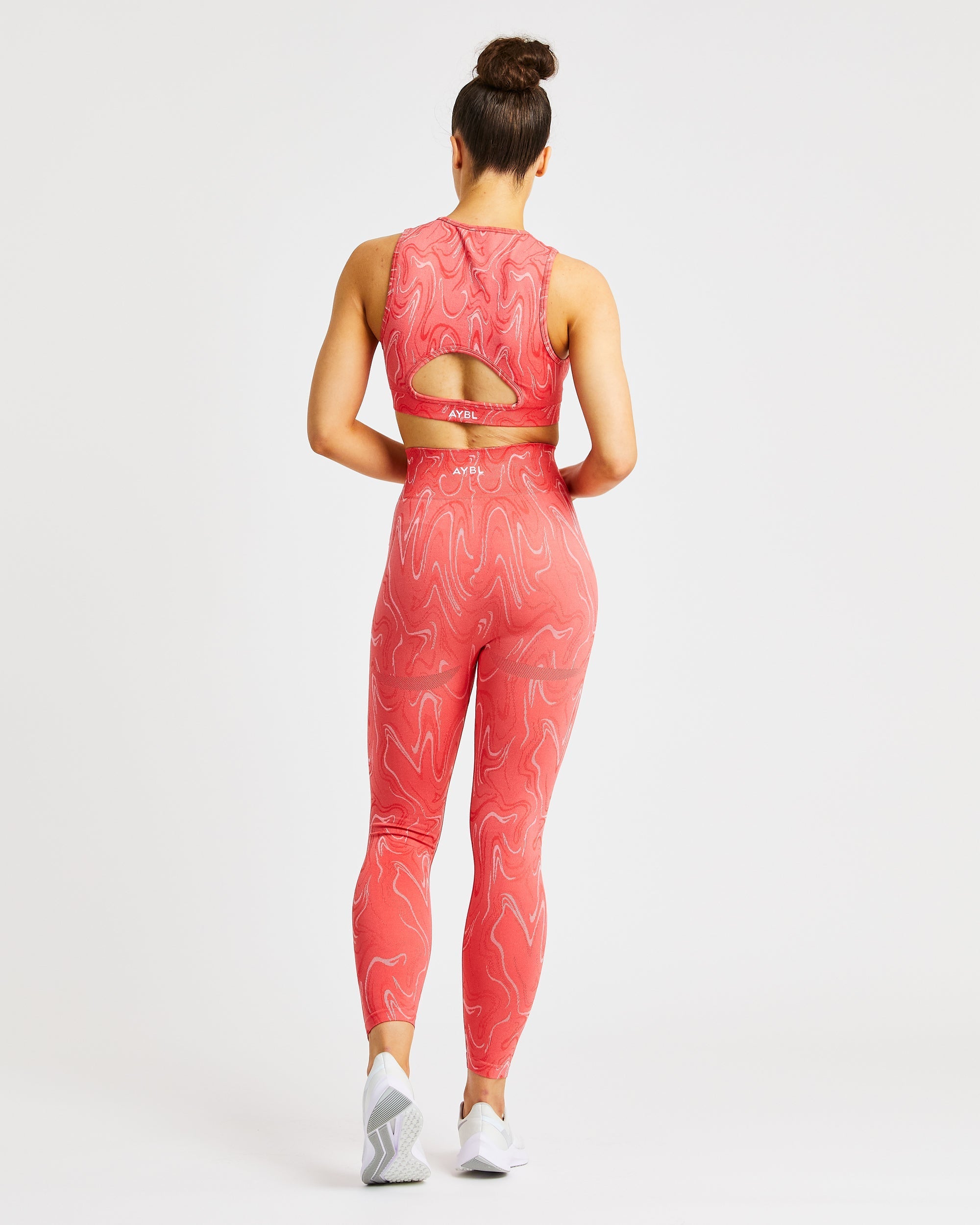 Legging sans couture Velocity - Corail