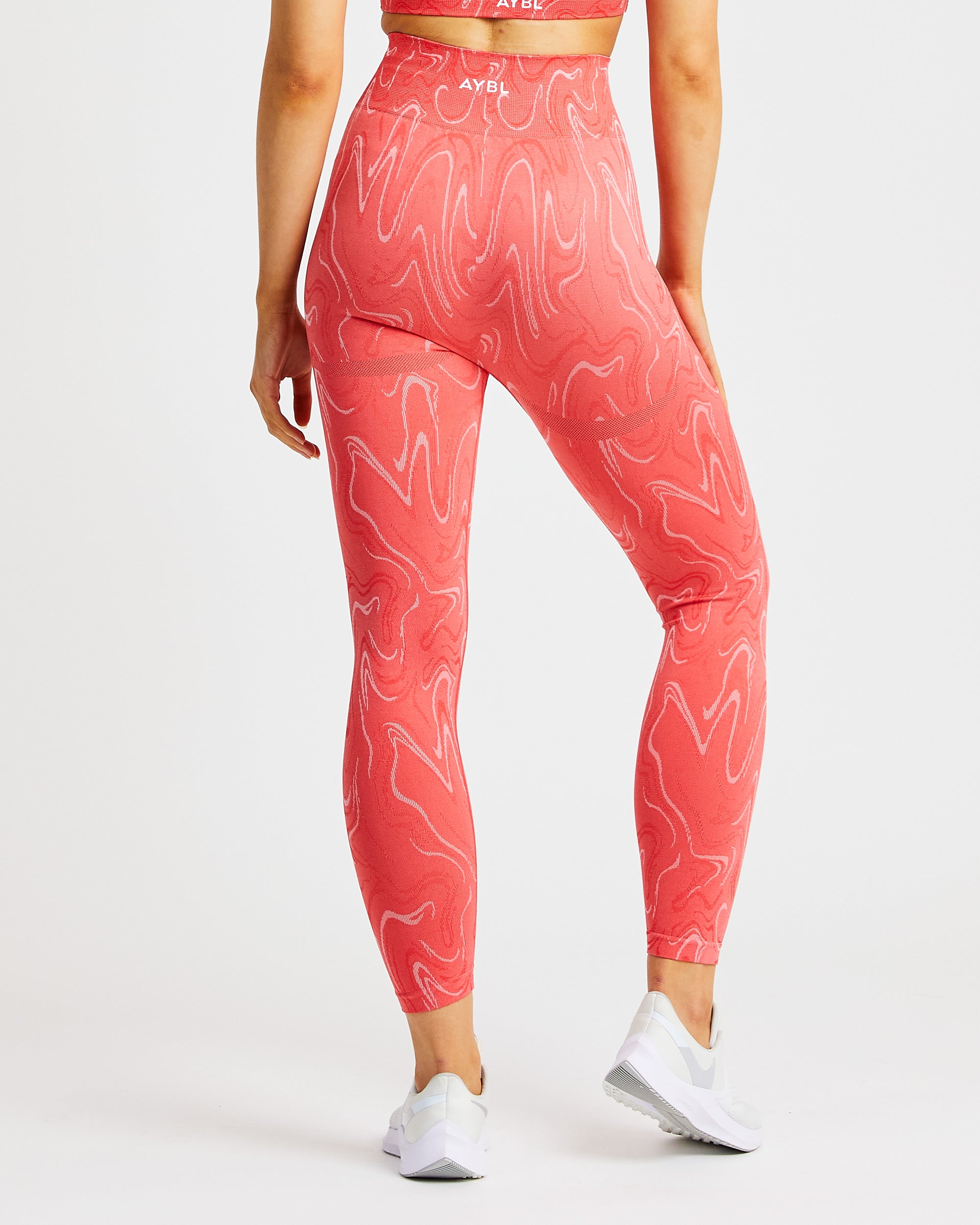 Legging sans couture Velocity - Corail