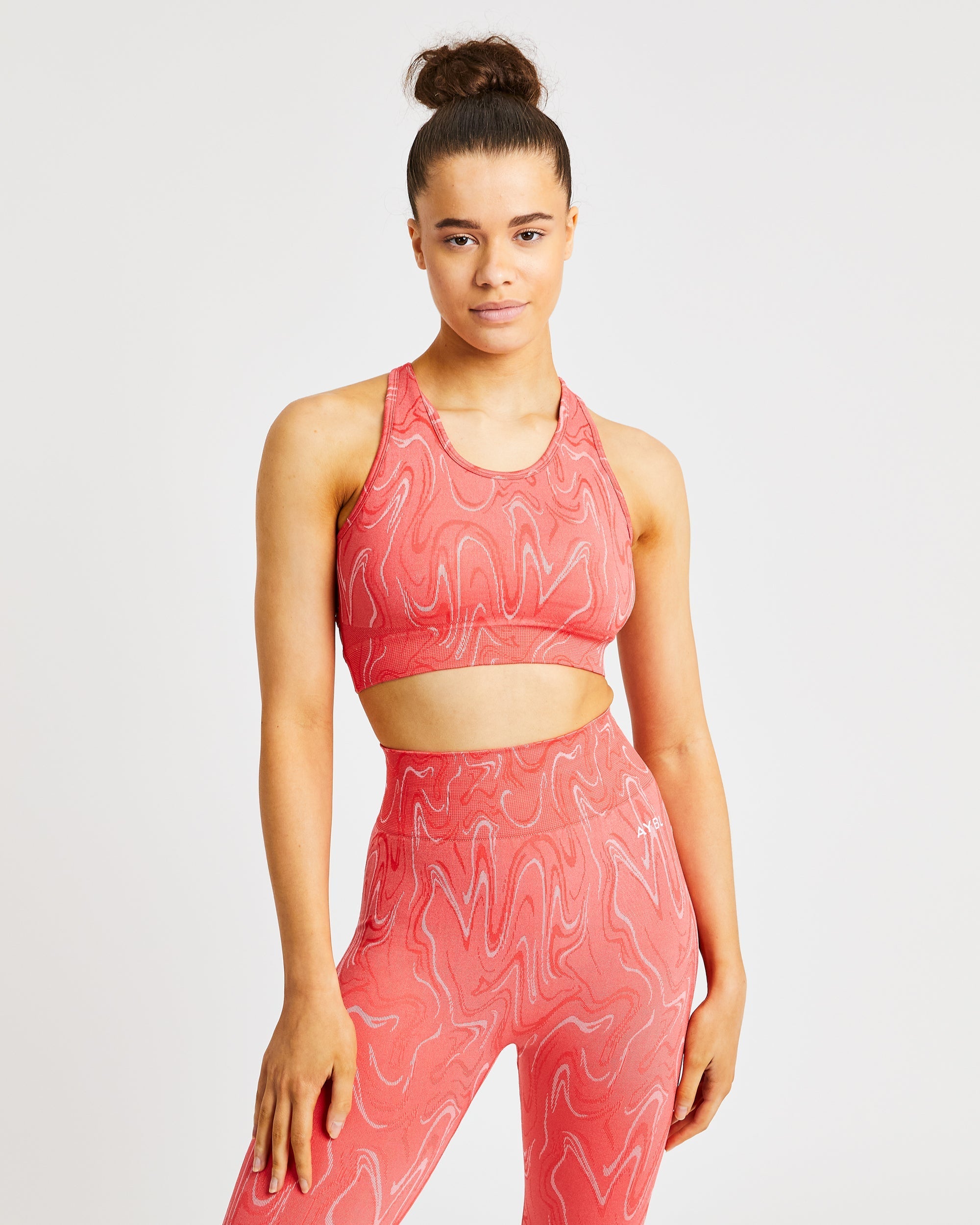 Soutien-gorge de sport sans couture Velocity - Corail