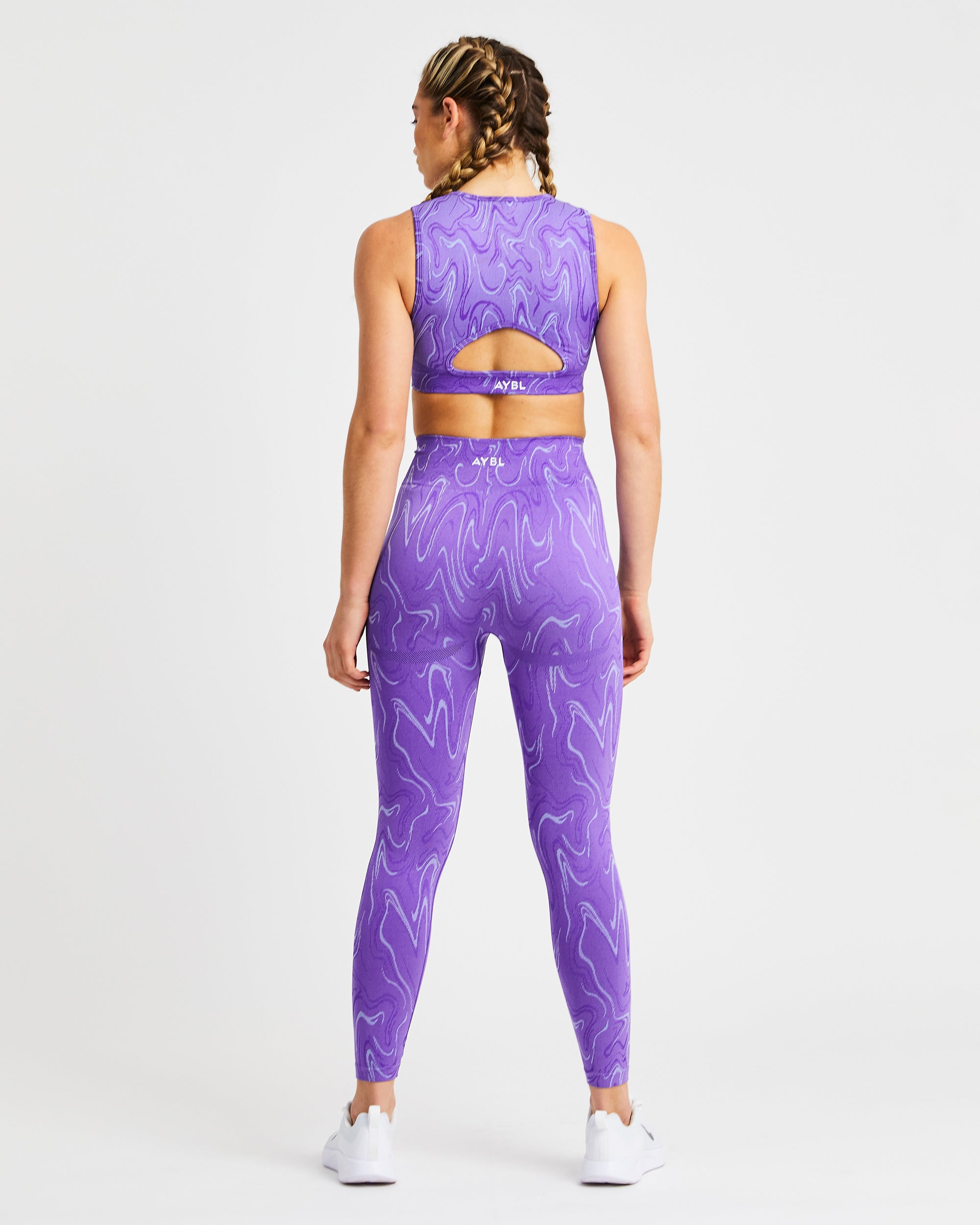 Velocity Seamless Crop Vest - Purple