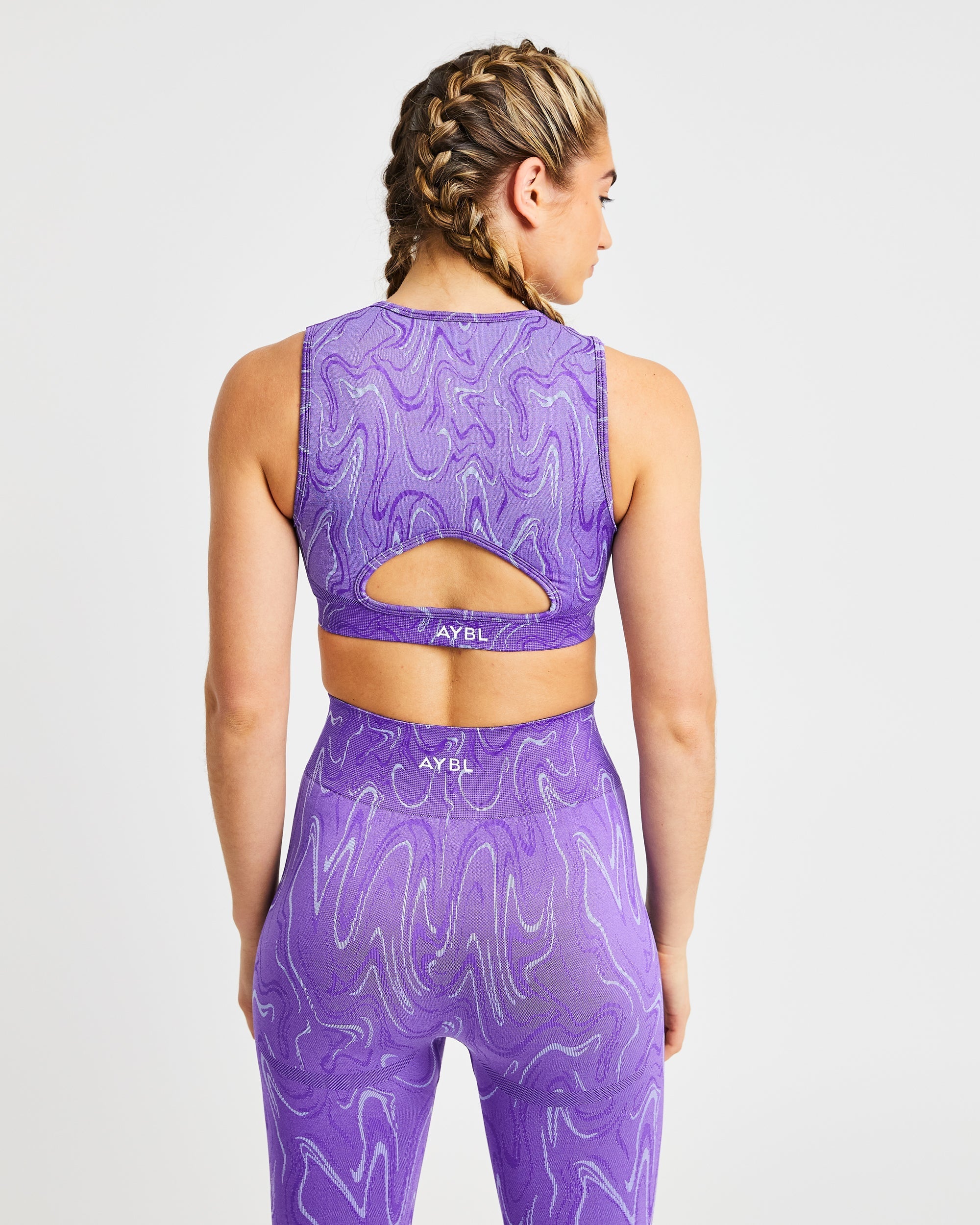 Gilet court sans couture Velocity - Violet