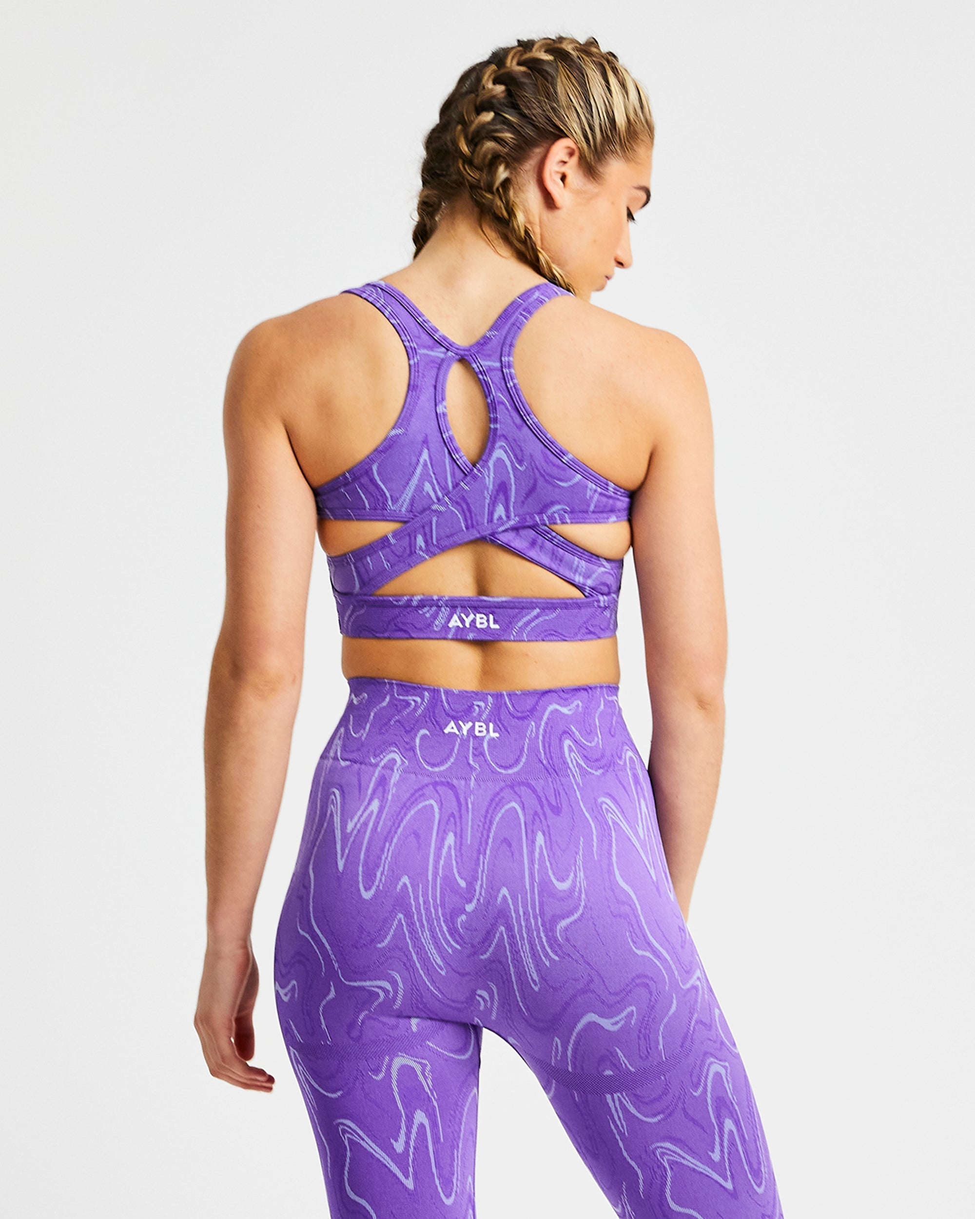 Soutien-gorge de sport sans couture Velocity - Violet