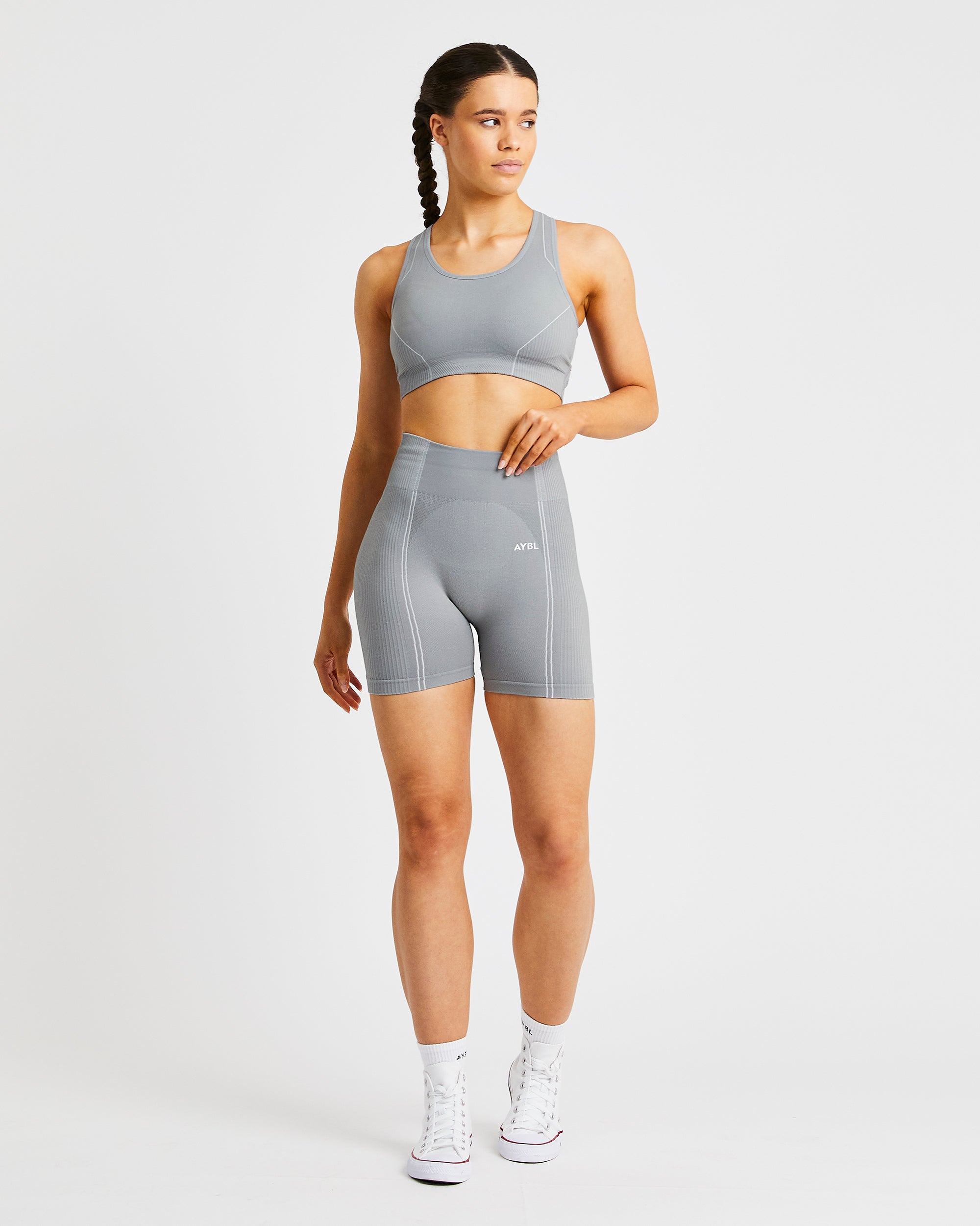 Soutien-gorge de sport sans couture Reflex - Gris