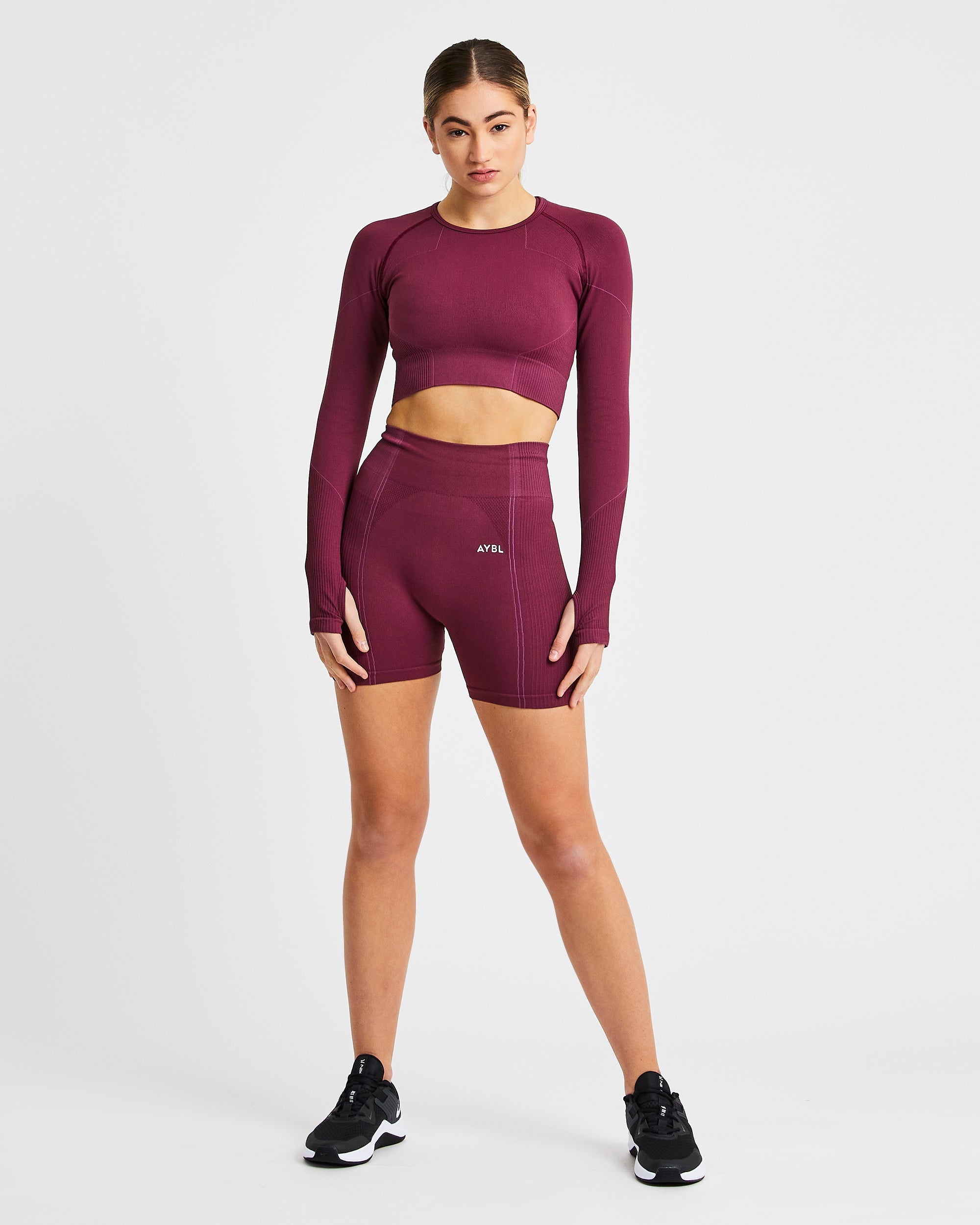 Reflex Seamless Shorts - Plum