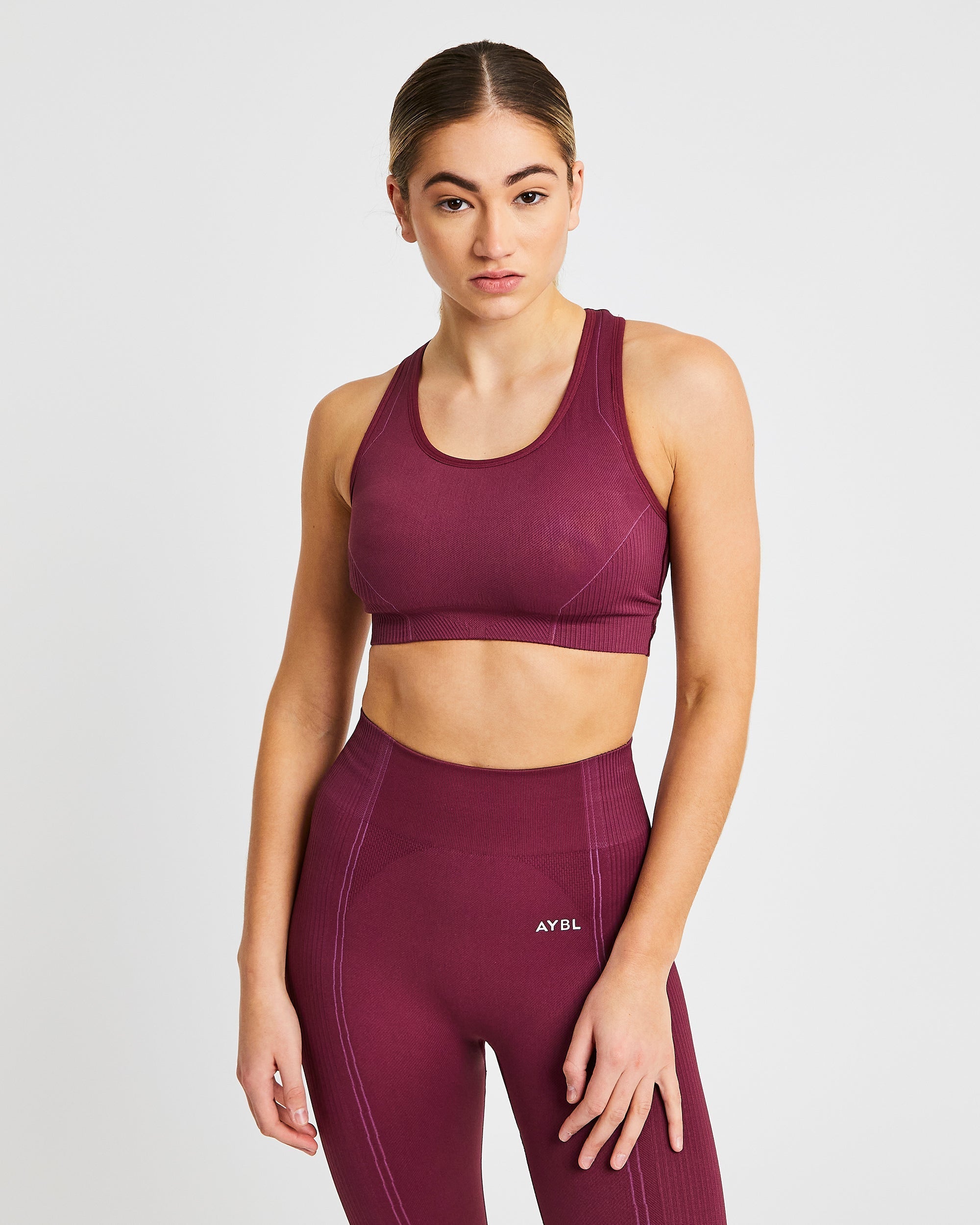 Reflex Seamless Sports Bra - Plum