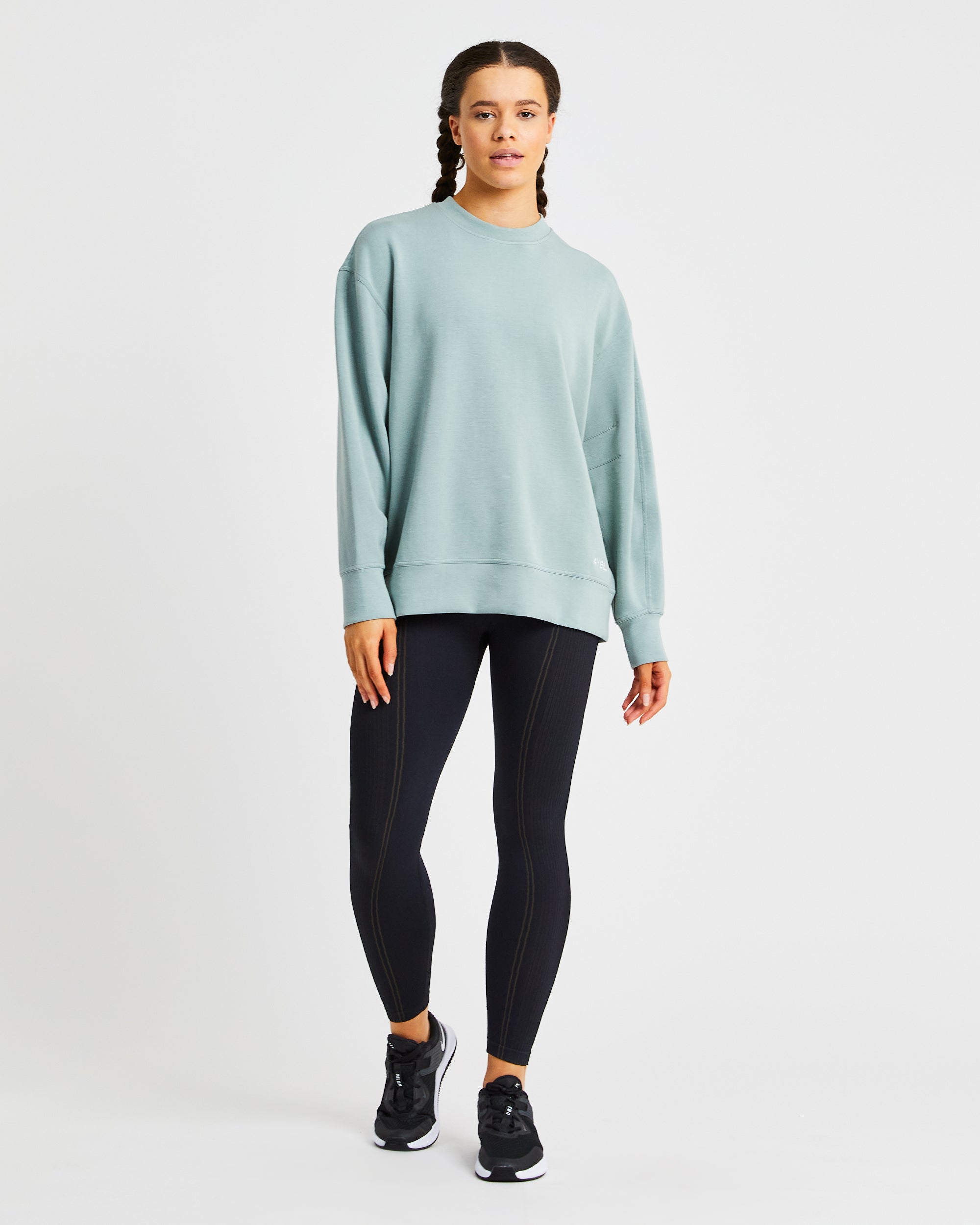 Oversized Jumper - Sage Green