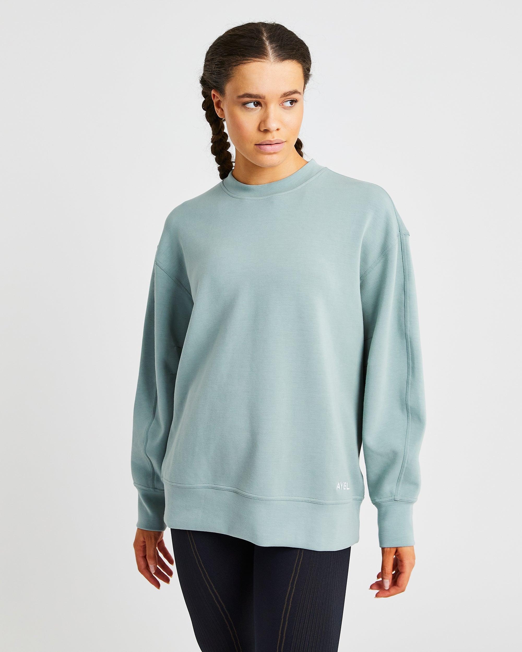 Pull Oversize - Vert Sauge